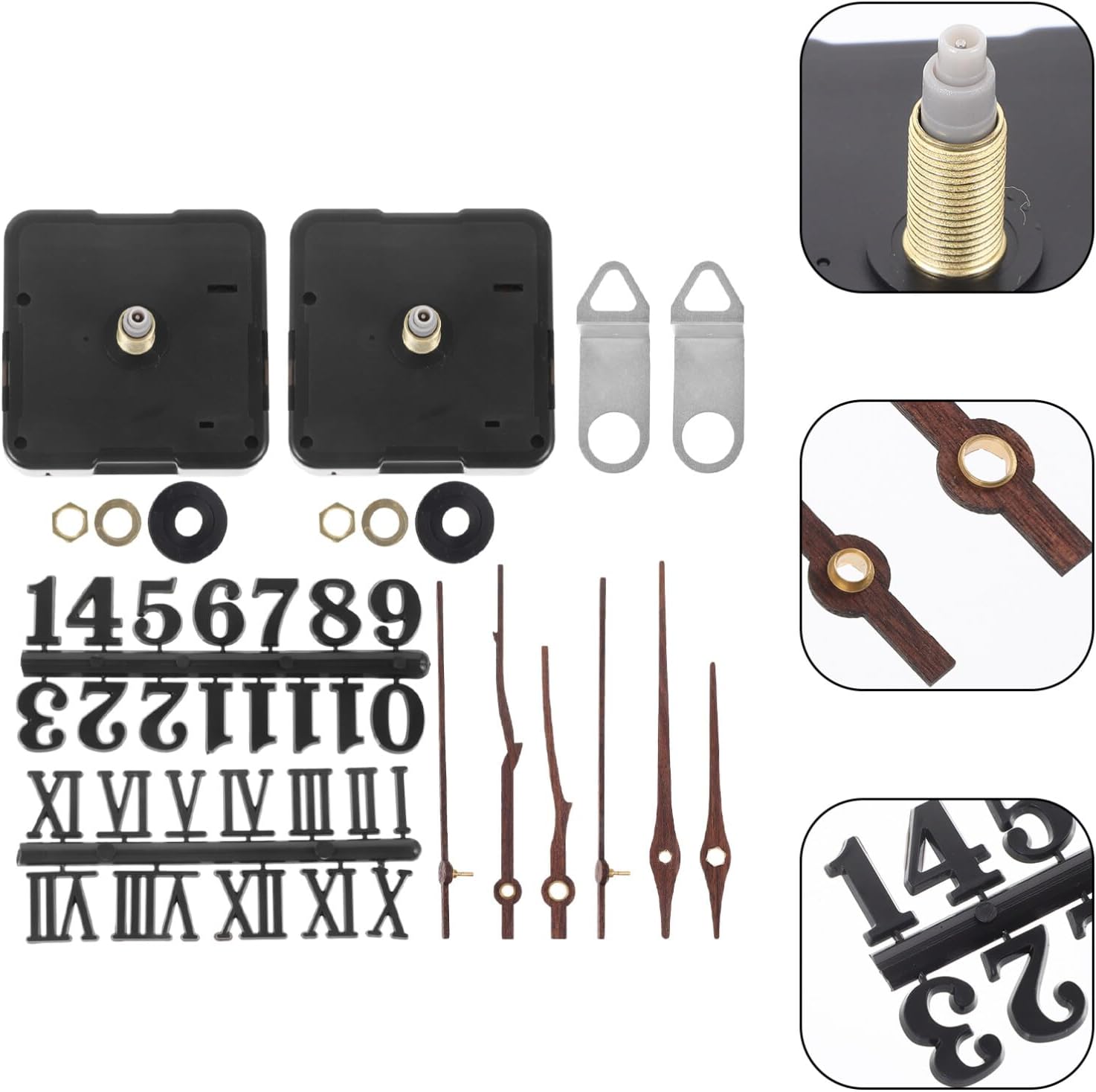 Uonlytech DiY Quartz Wall Clock Set