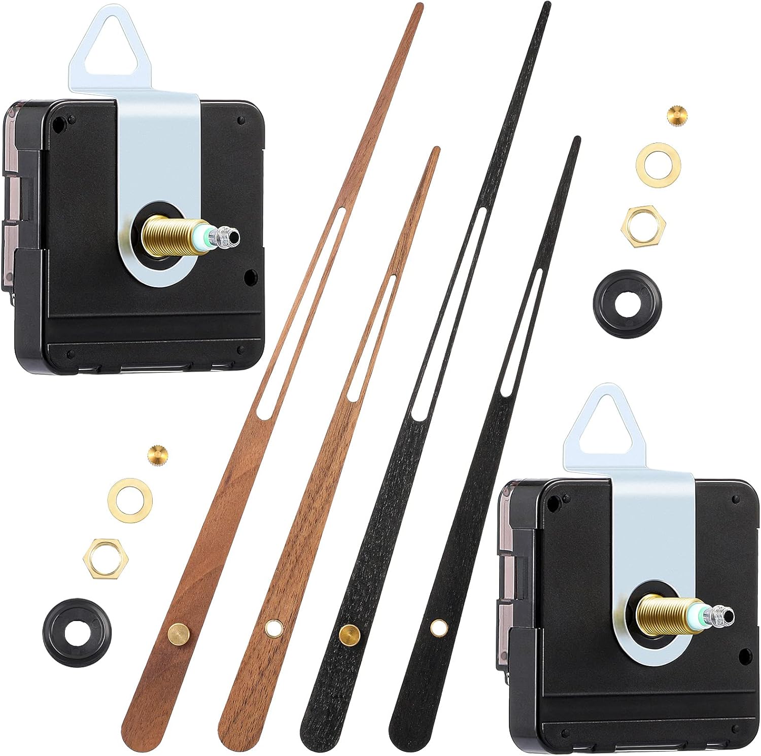 Elegant Replacement Parts for 16 Clocks Walnut Wood ABS Precision