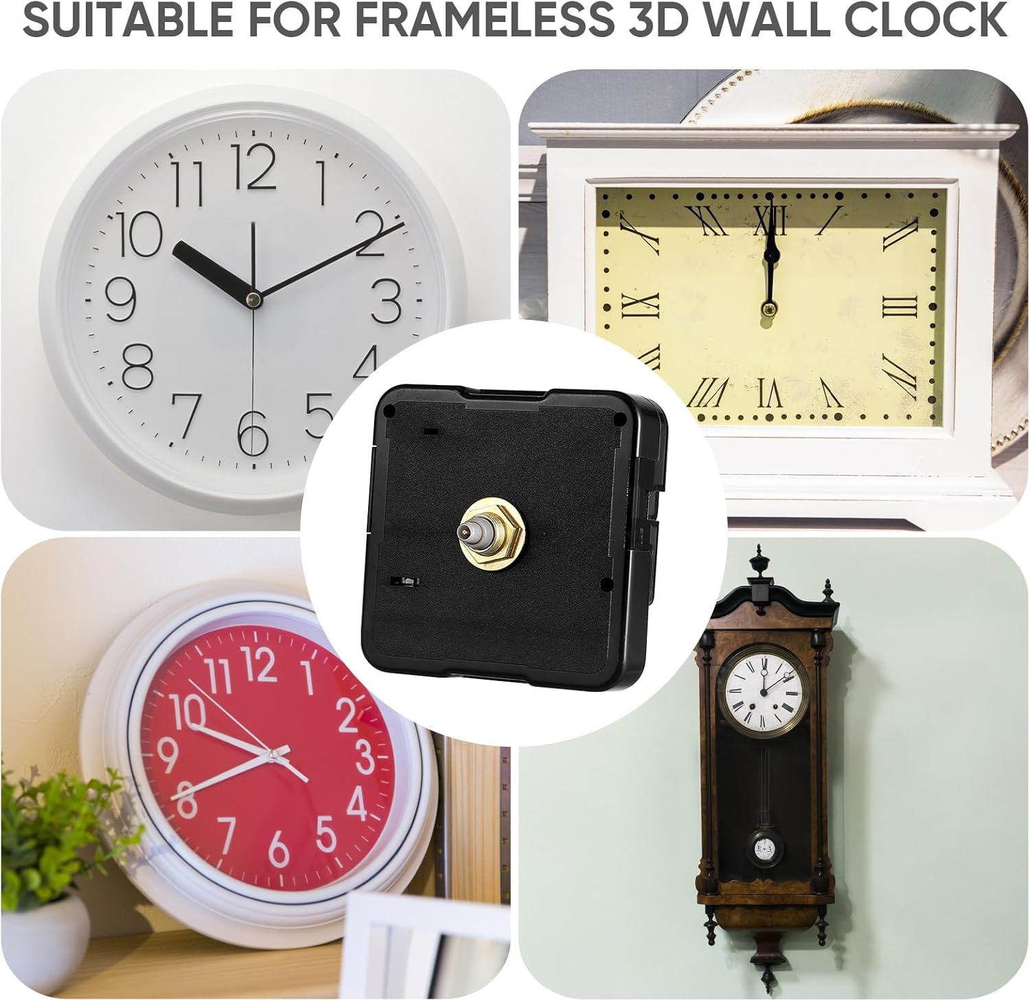 Exearta Quartz Wall Clock Movement Mechanism