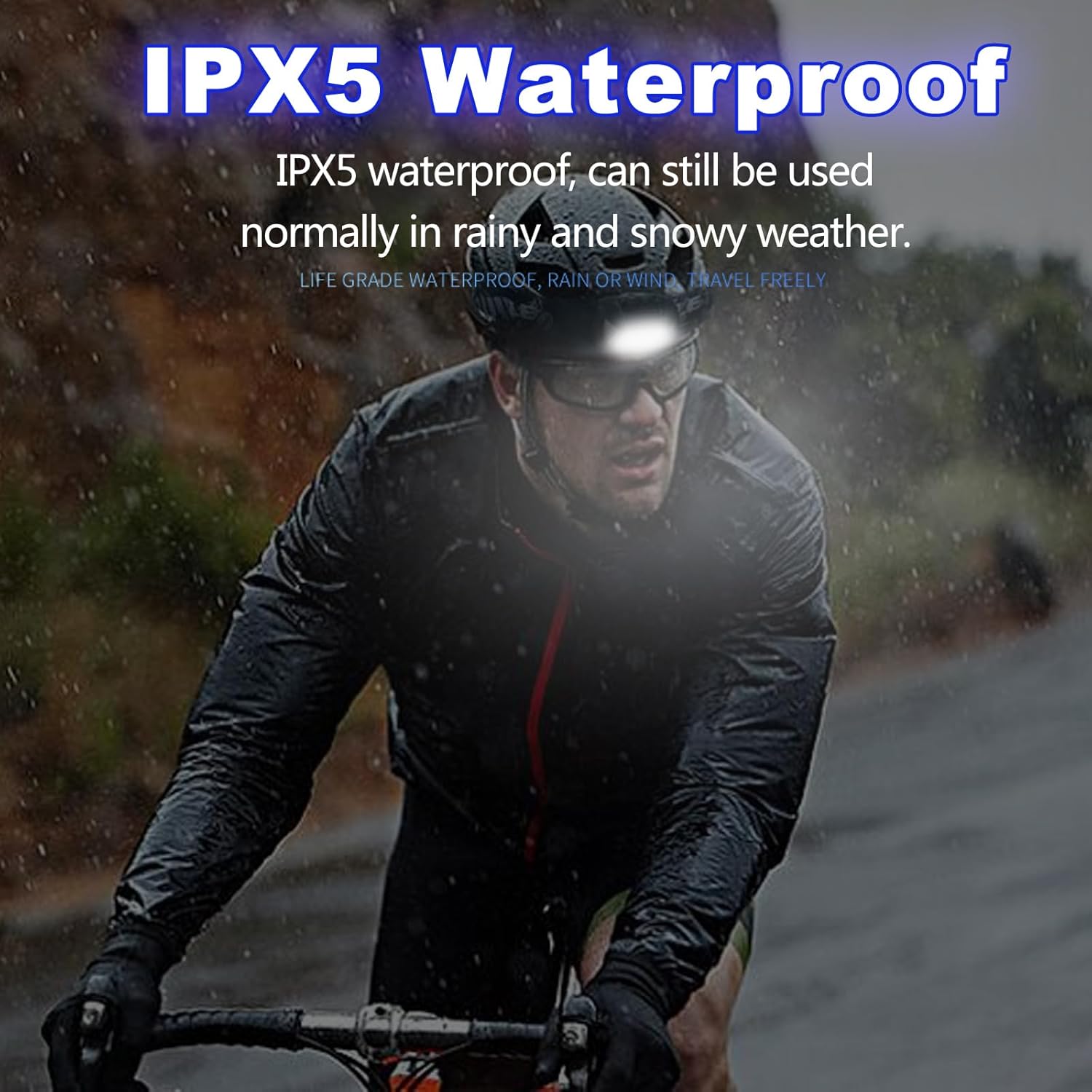 Waterproof Headlamp USB-C Rechargeable