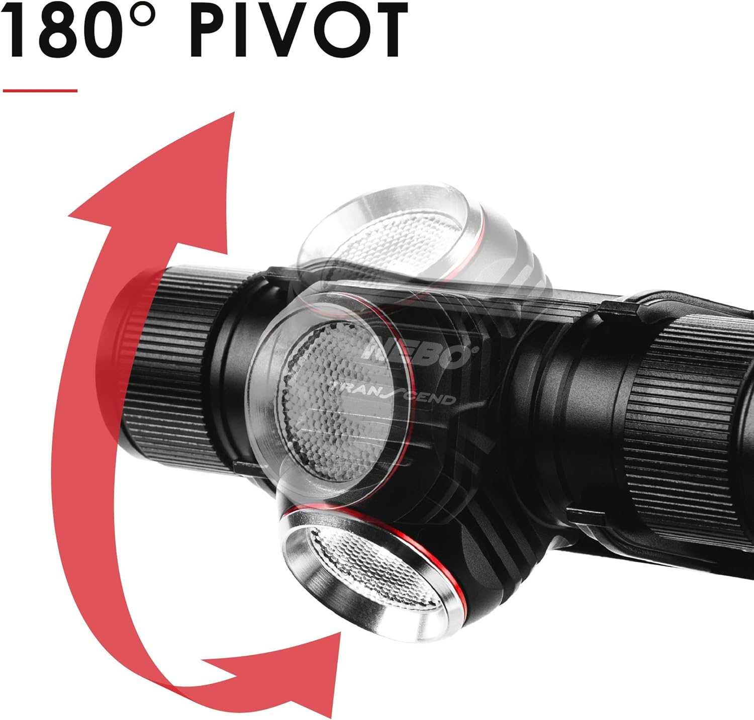 NEBO Transcend 1000-Lumen Headlamp Bright Powerful and Waterproof