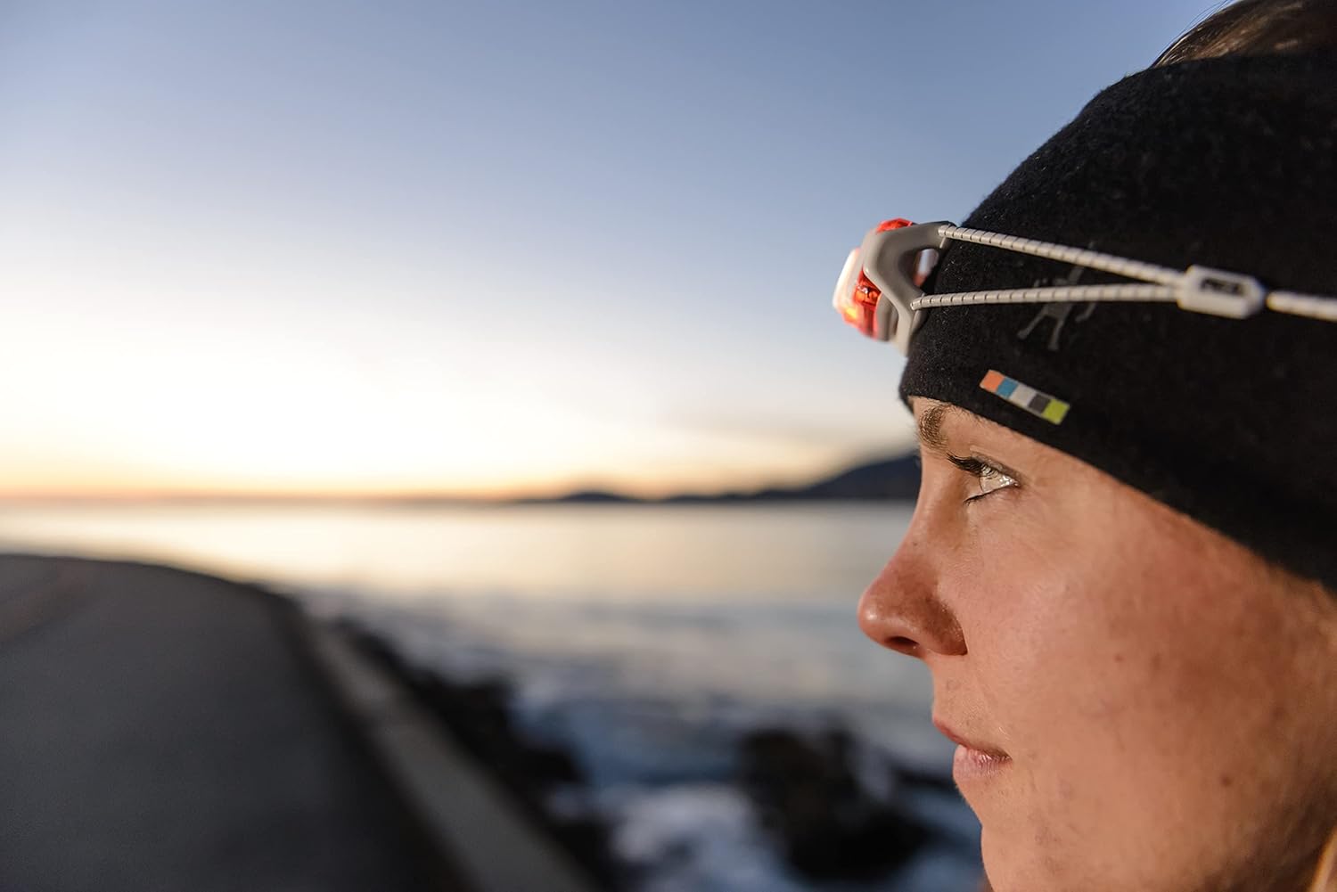 Petzl Bindi Headlamp - compact reYOuRestartable headlamp with 200 lumen - orange