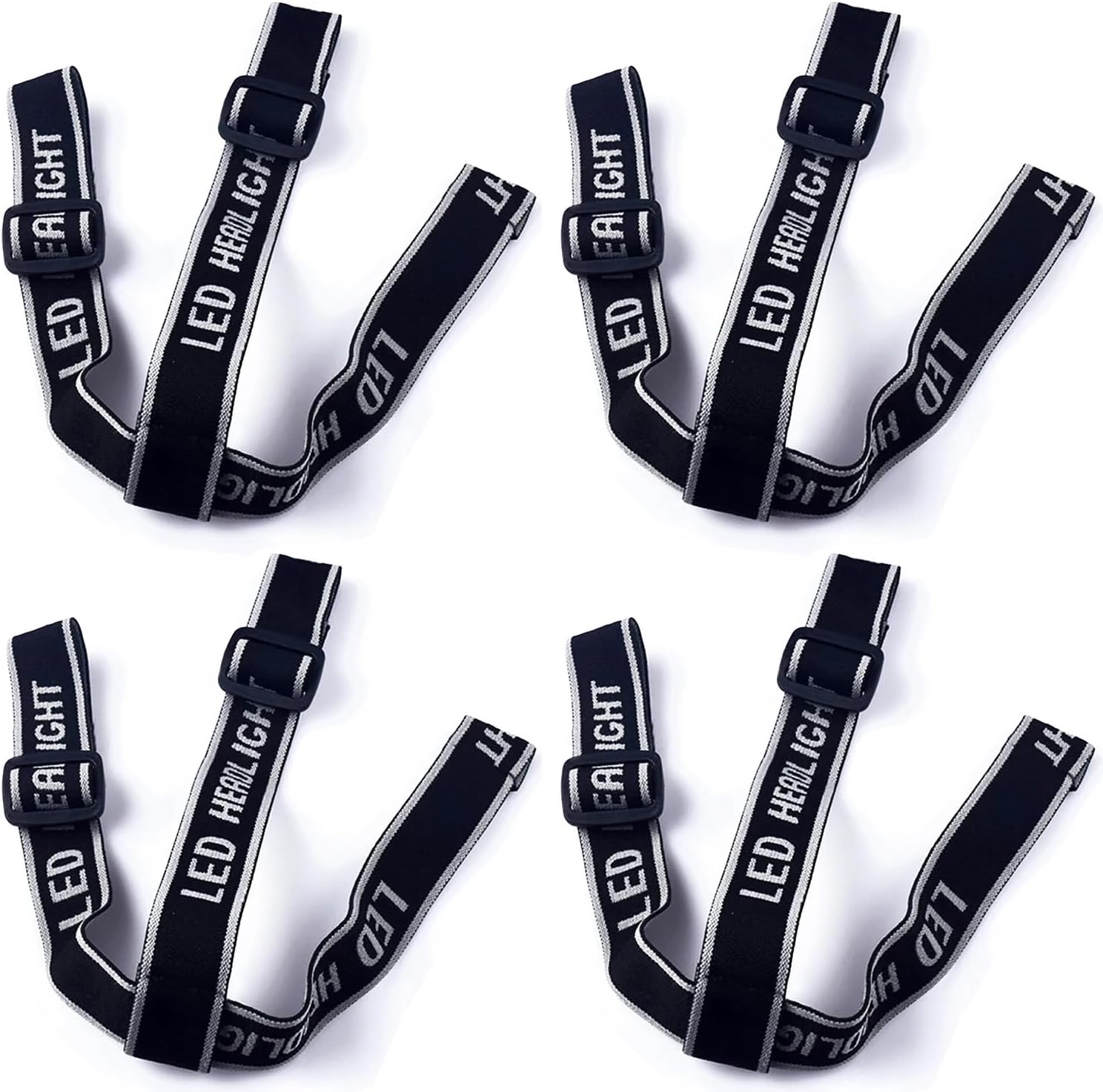 4-Pack Headlamp Strap