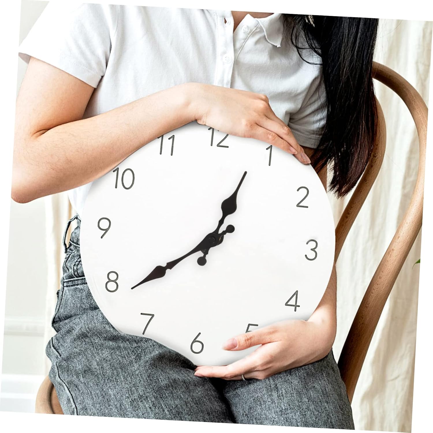 Elegant Black Wall Clock Movement Kit