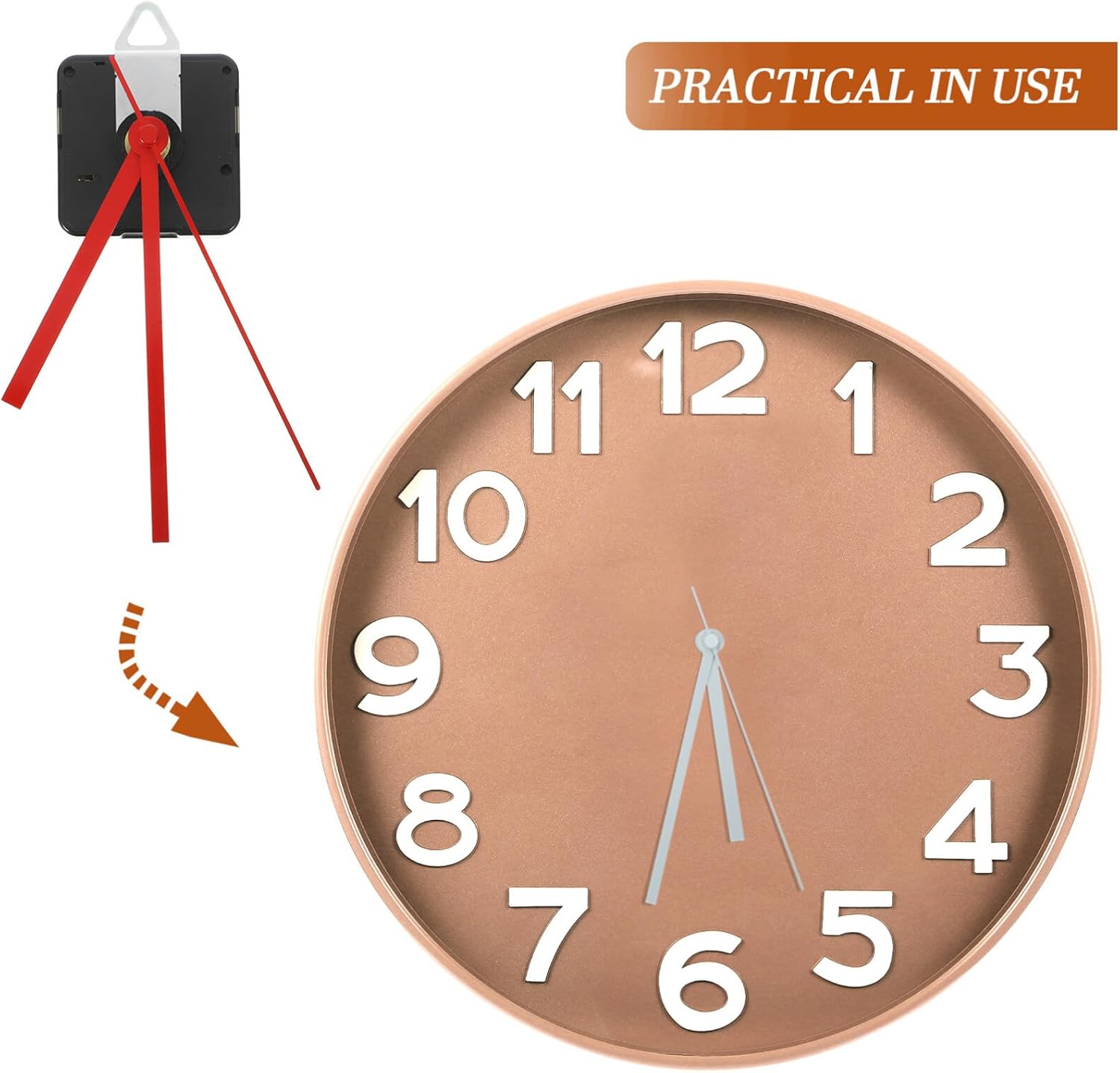 Wall Clock Repair Kit for Plastic Replacement_parts