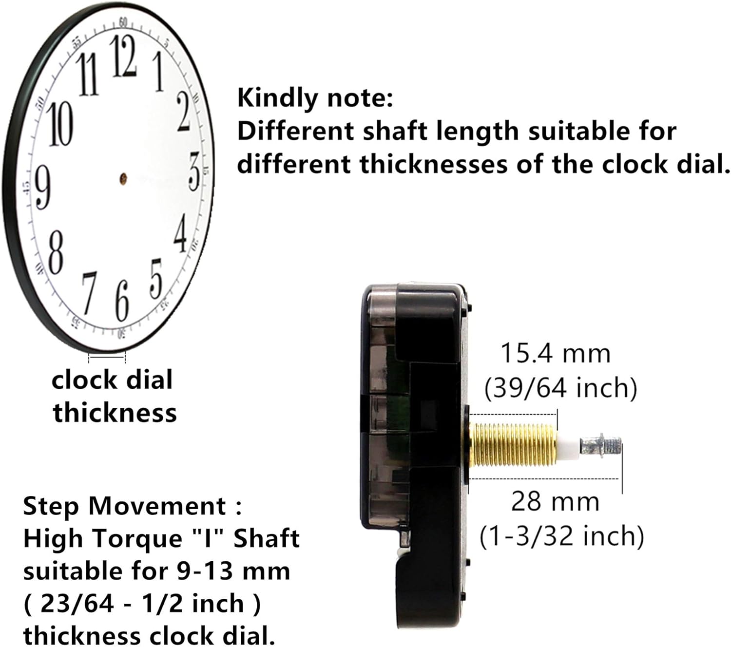 High Torque Clock Movement Mechanism