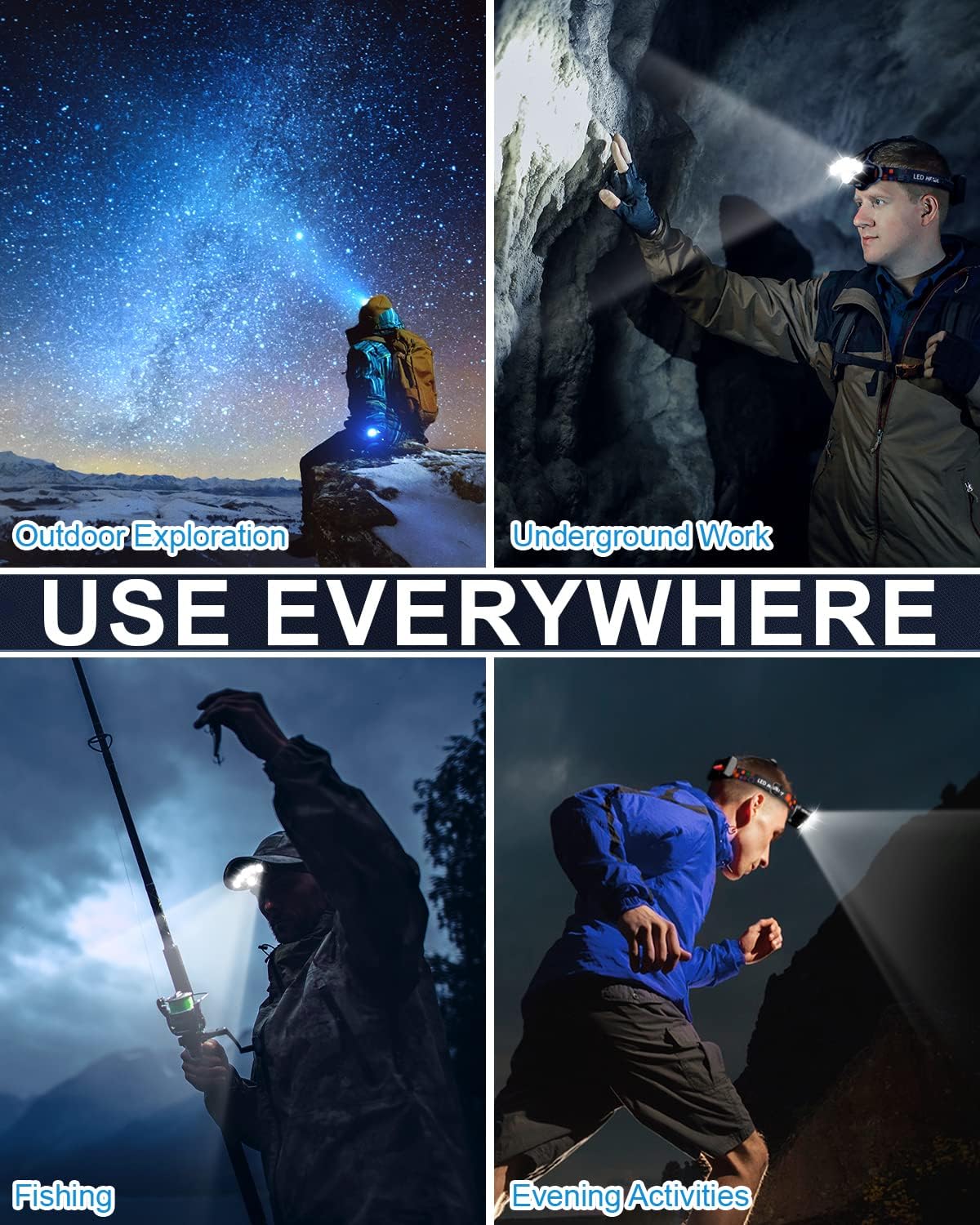 Bright Reliable and Durable Rechargeable Headlamp