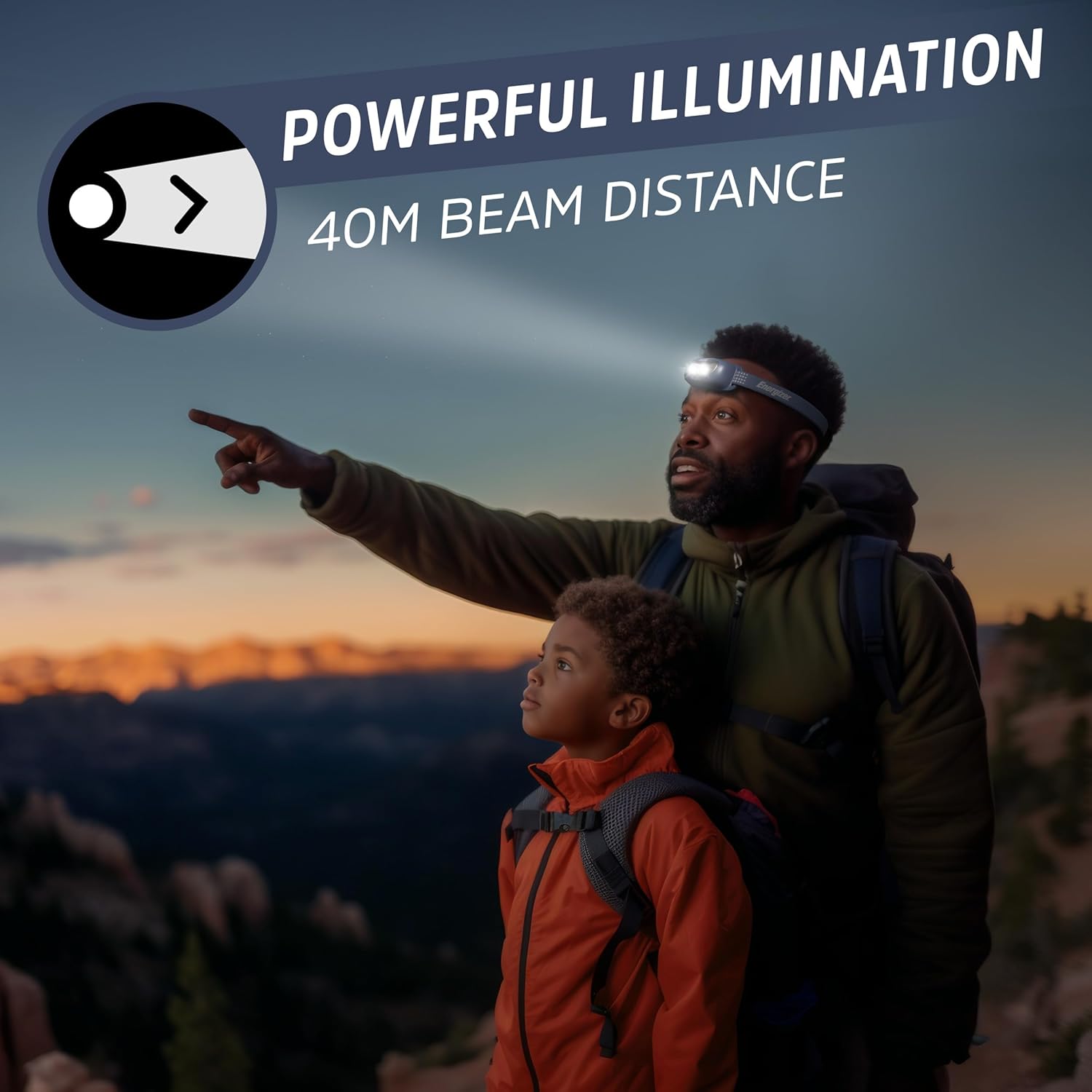 Energizer Universal LED Headlamp Bright Paramdat for Camping Beyond