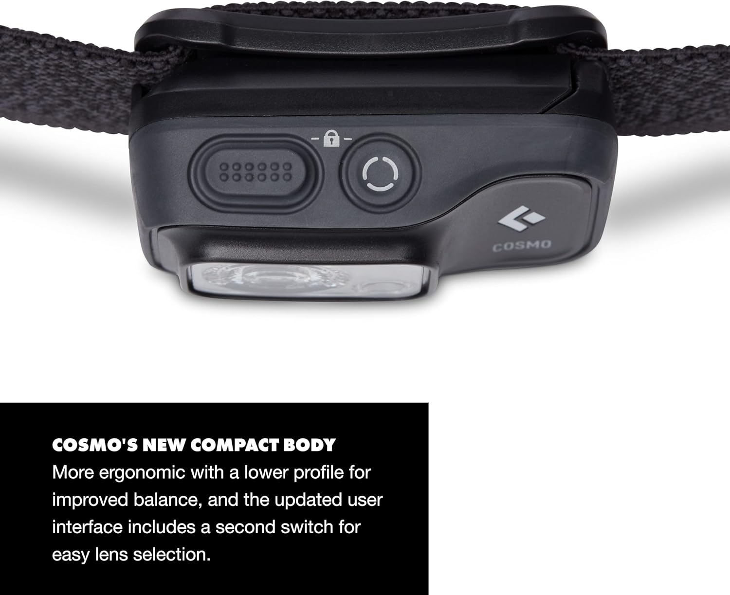 BLACK DIAMOND Cosmo 350 LED Headlamp - Graphite Waterproof Dimmable