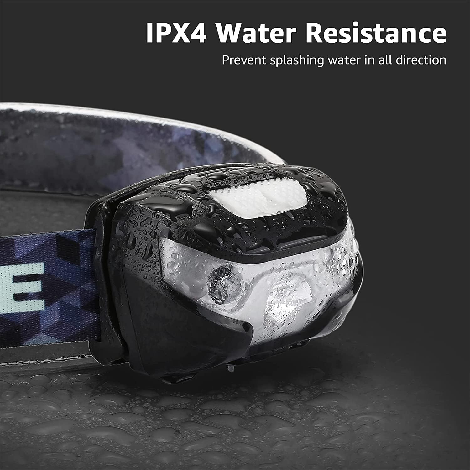 Lepro LED Headlamp - Powerful Rechargeable camping hiking light