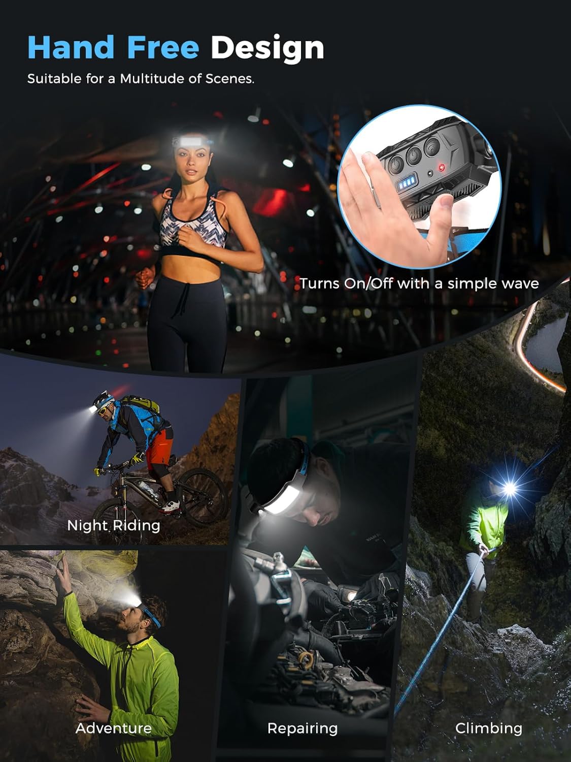 Headlamp Set for Camping Hiking