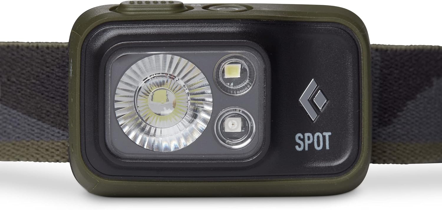 BLACK DIAMOND Spot 400 LED Headlamp Waterproof Dimmable Cam Camo Red Light Mode