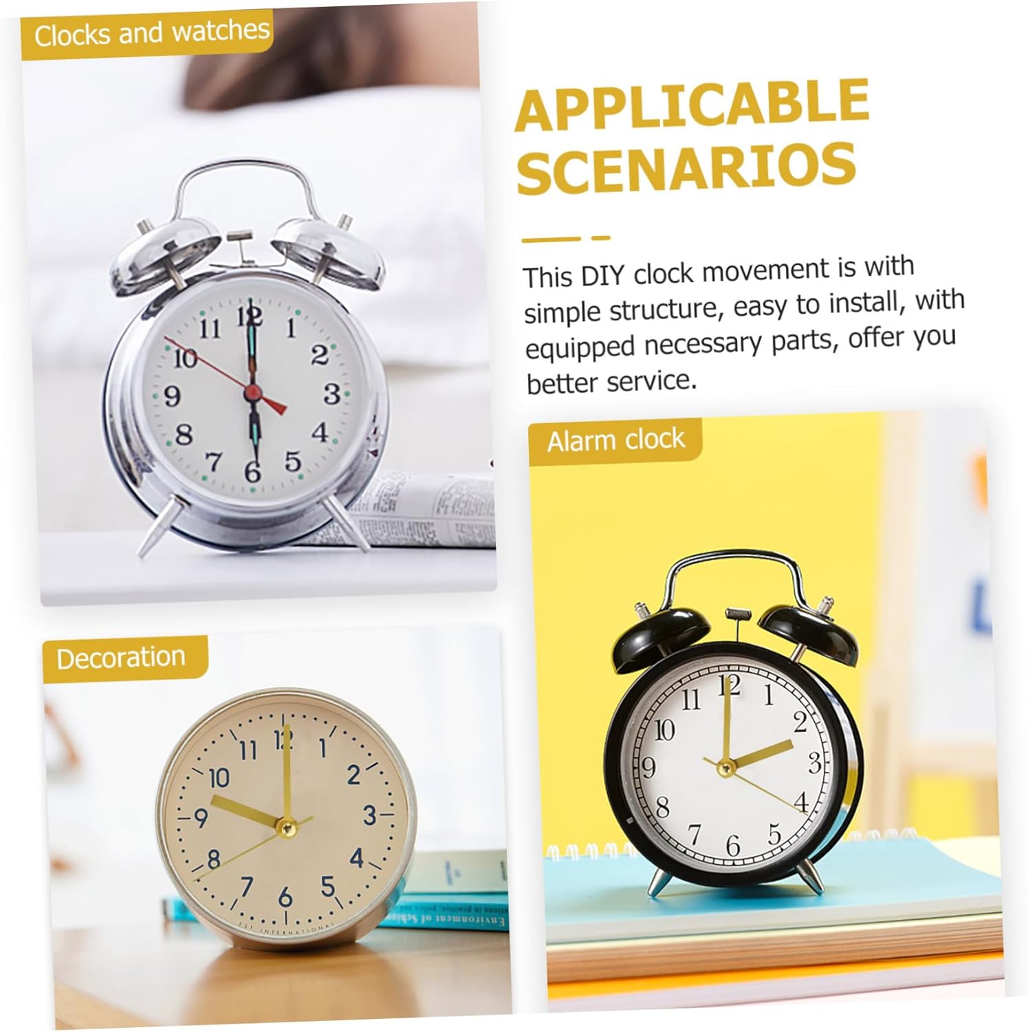 High-Quality Plastic Pendulum Clock Mechanism for Replacement