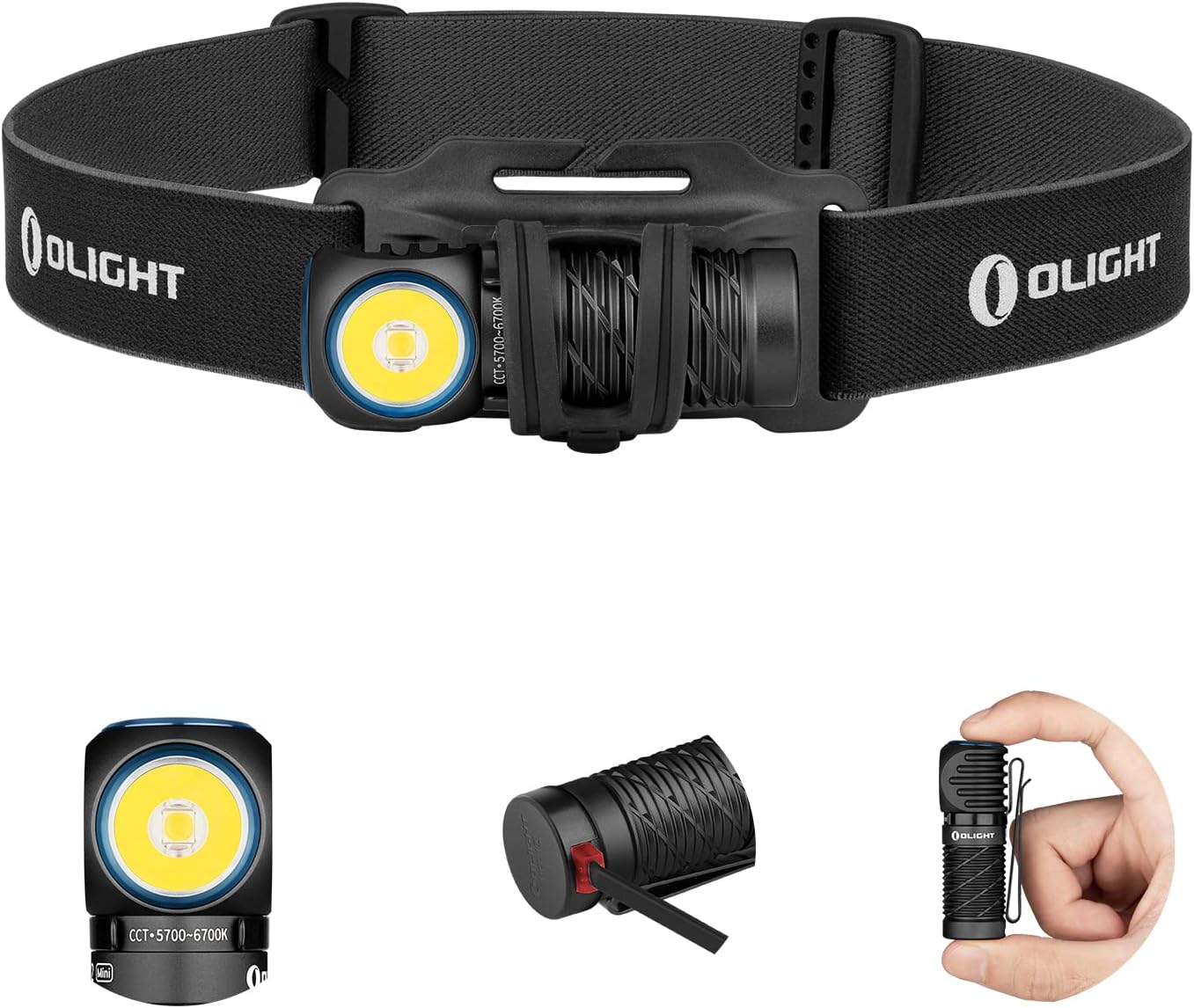 OLIGHT Perun 2 Mini Headlamp 1100 Lumens Rechargeable