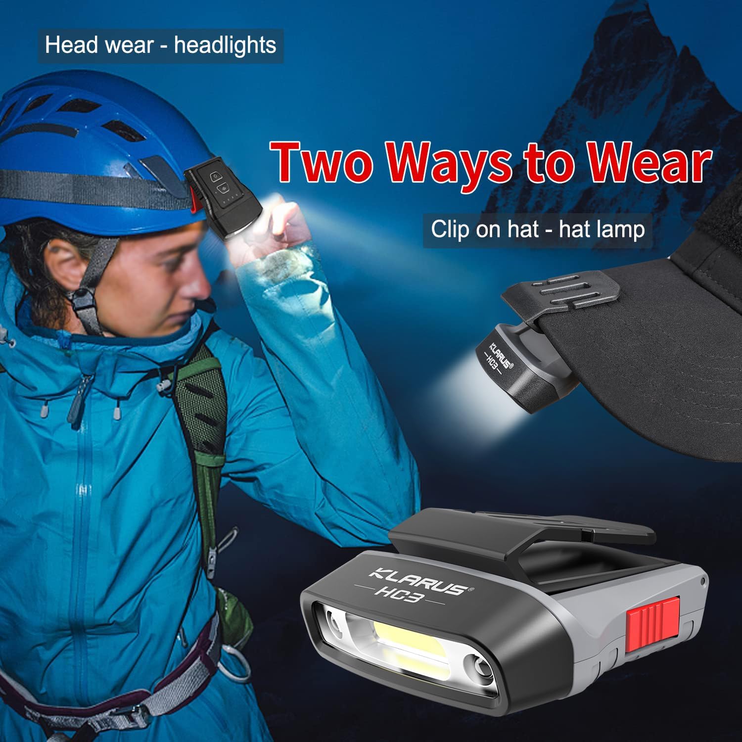 Klarius HC3 Rechargeable Motion Sensor Cap