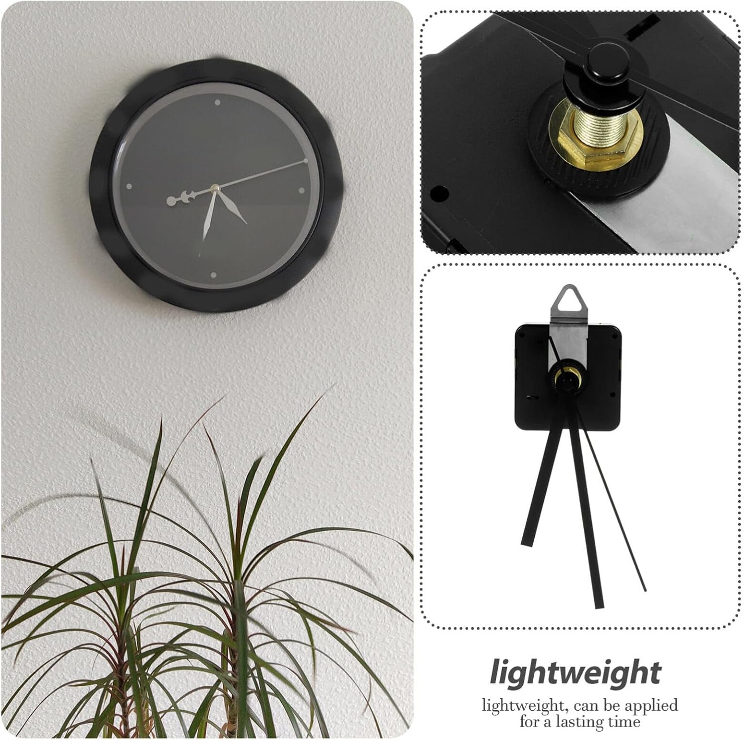 Uonlytech 4 Set Wall Clock Mechanism Replacement Parts