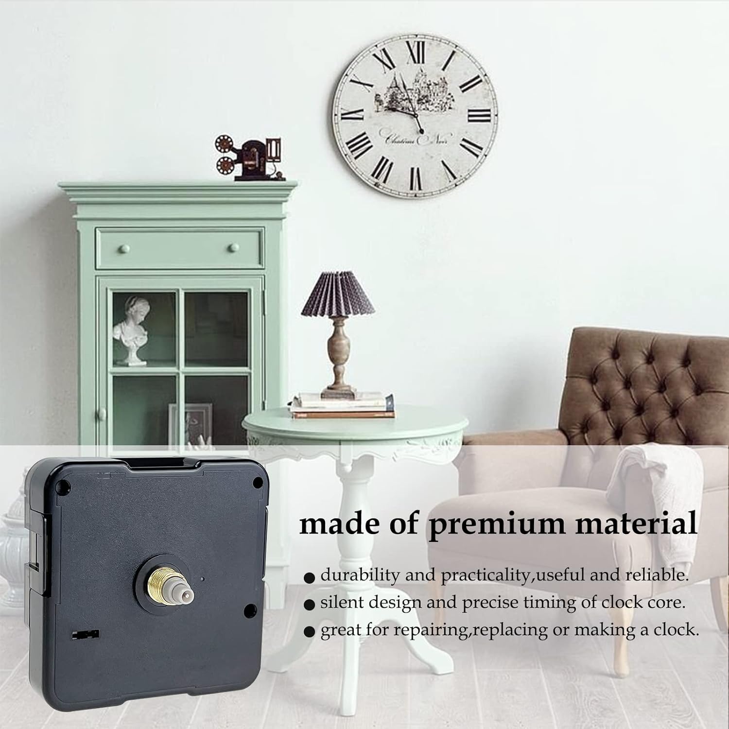 AIRUIFUSmall Parts Kit for DIY Wall Clock Repair