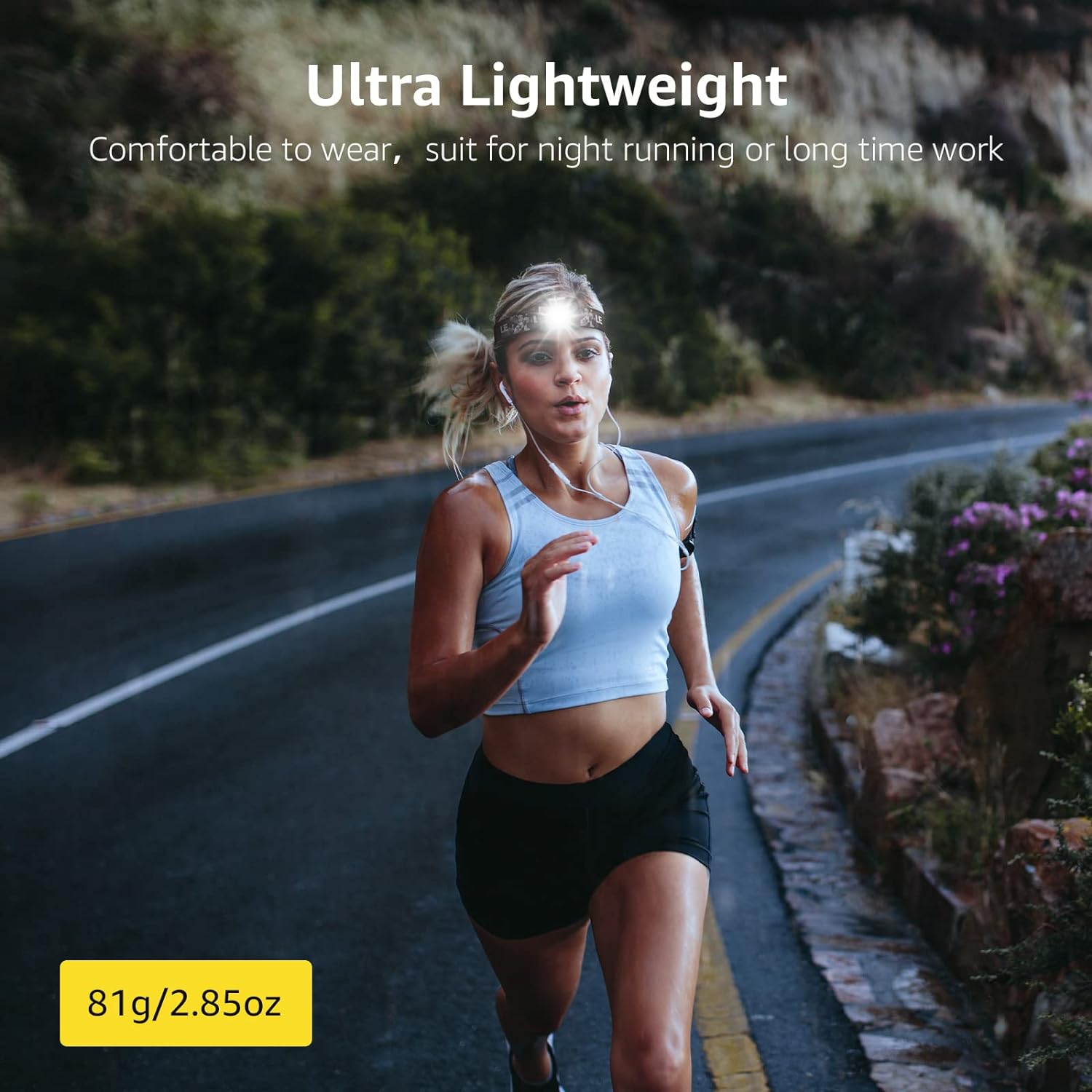 LED Headlamp Rechargeable 2 Packs - Super Bright