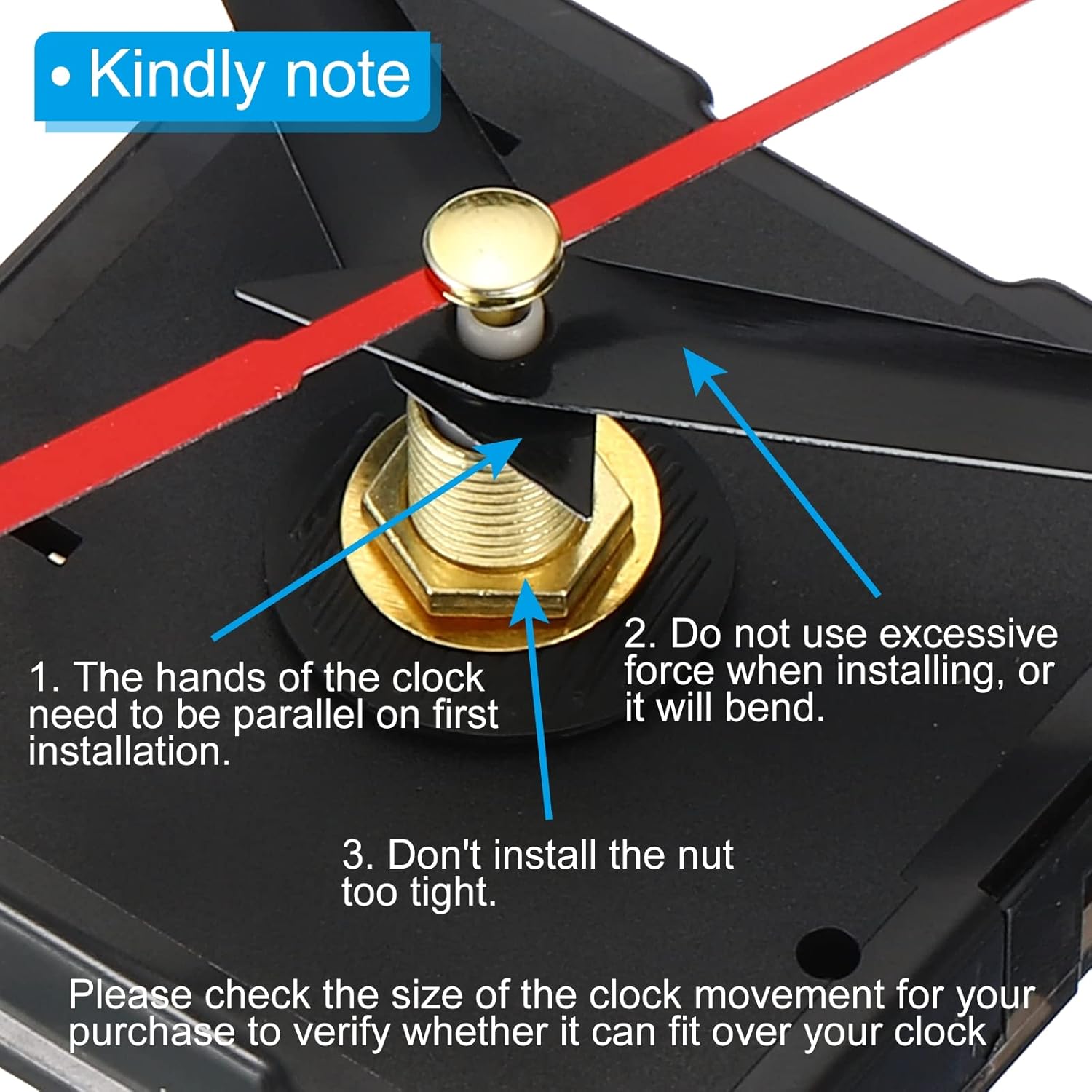 Perfect Replacement Kit for Your Clock Quiet Accurate Easy to Install
