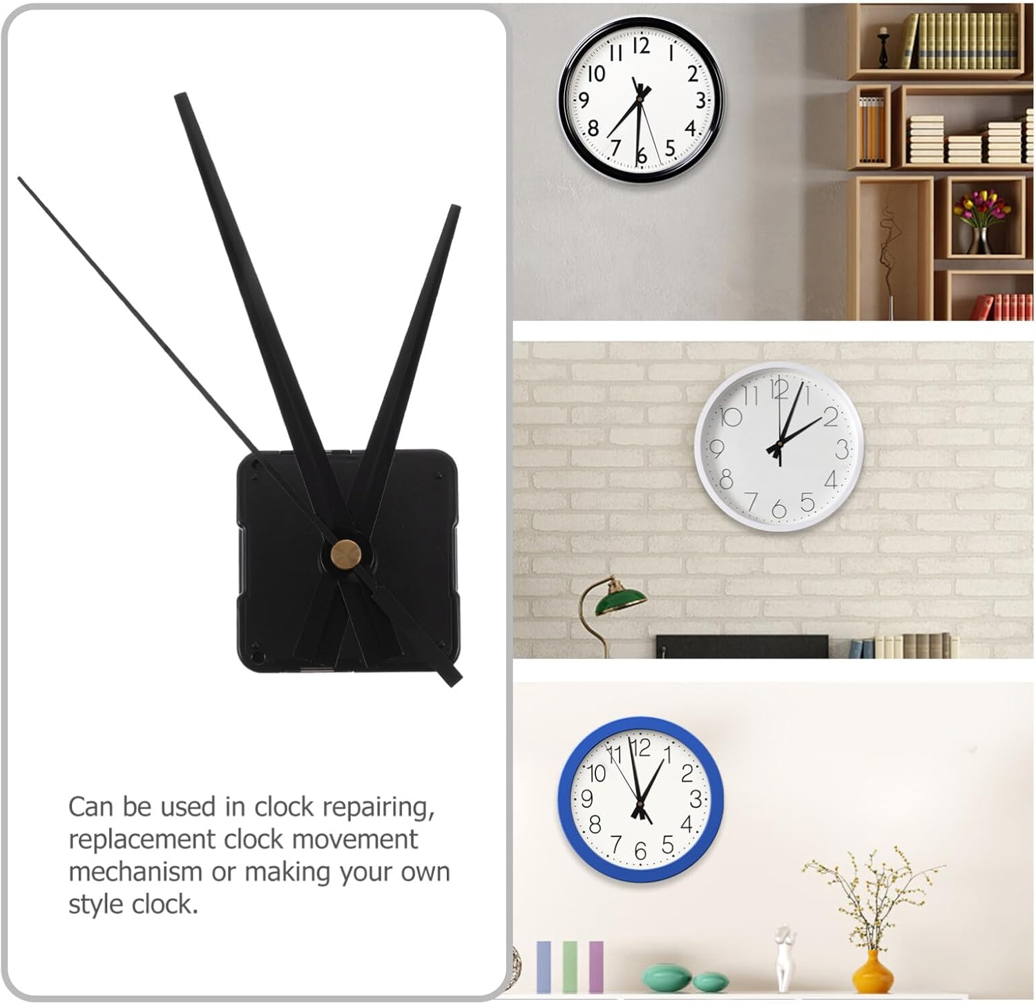 DOITOOL DIY Clock Kit - Black