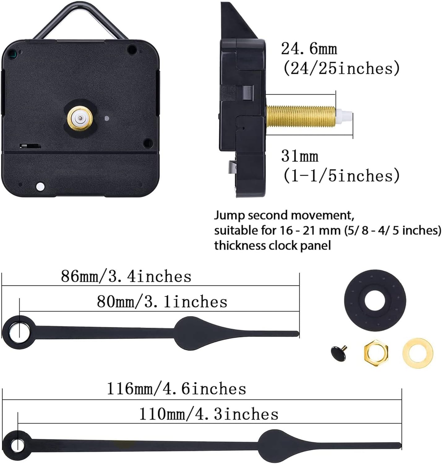 Mudder Precision Horizontal Movement Easy to Install Durable