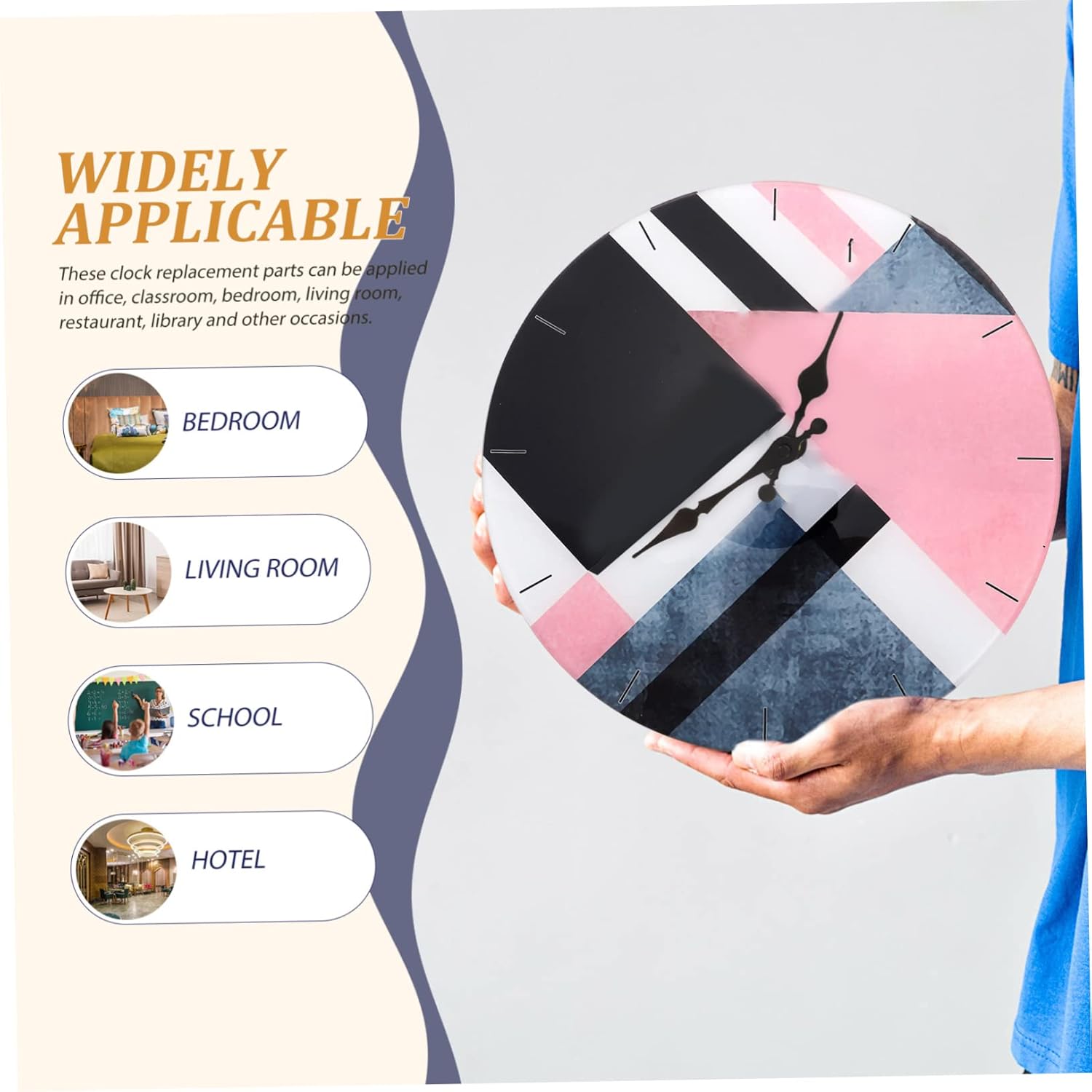 Easy Wall Clock Repair Kit for Do It Yourself Clock Mechanisms