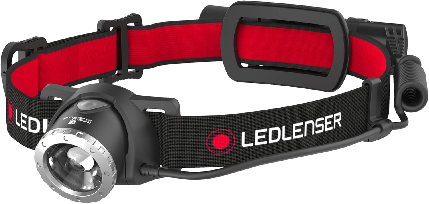Ledlenser H8R Lightweight HeadlampPowerful 600 Lumens Rechargeable for Outdoor Use