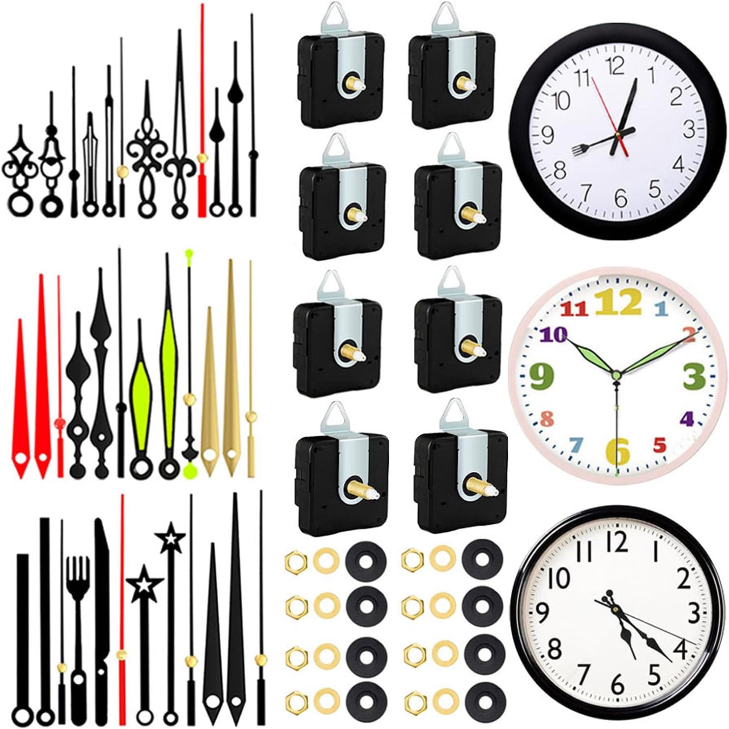 Precision Clock Repair Kits for quartz clocks