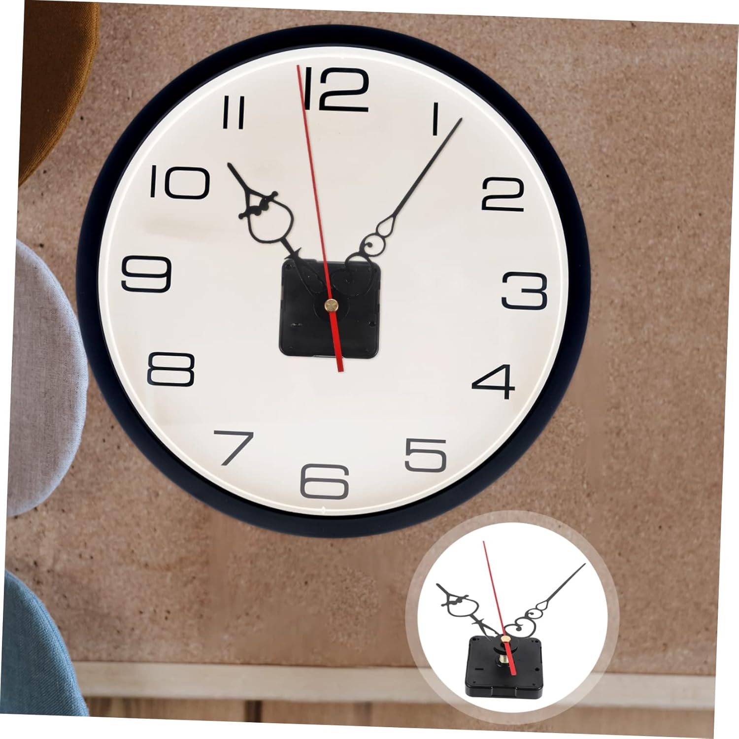 DOITOOL DIY Silent quartz clock movement kit with 35CM clock face