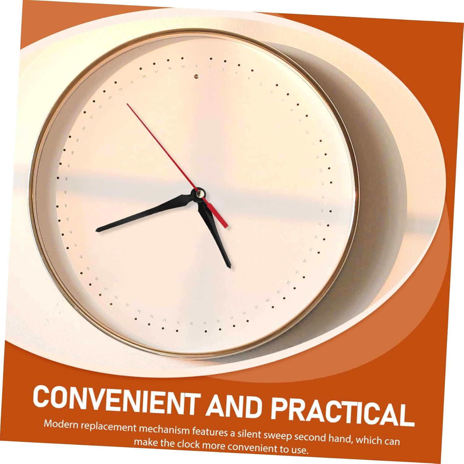 QUMIIRITY Replacement Set for Large Hand Quartz Clock Movements