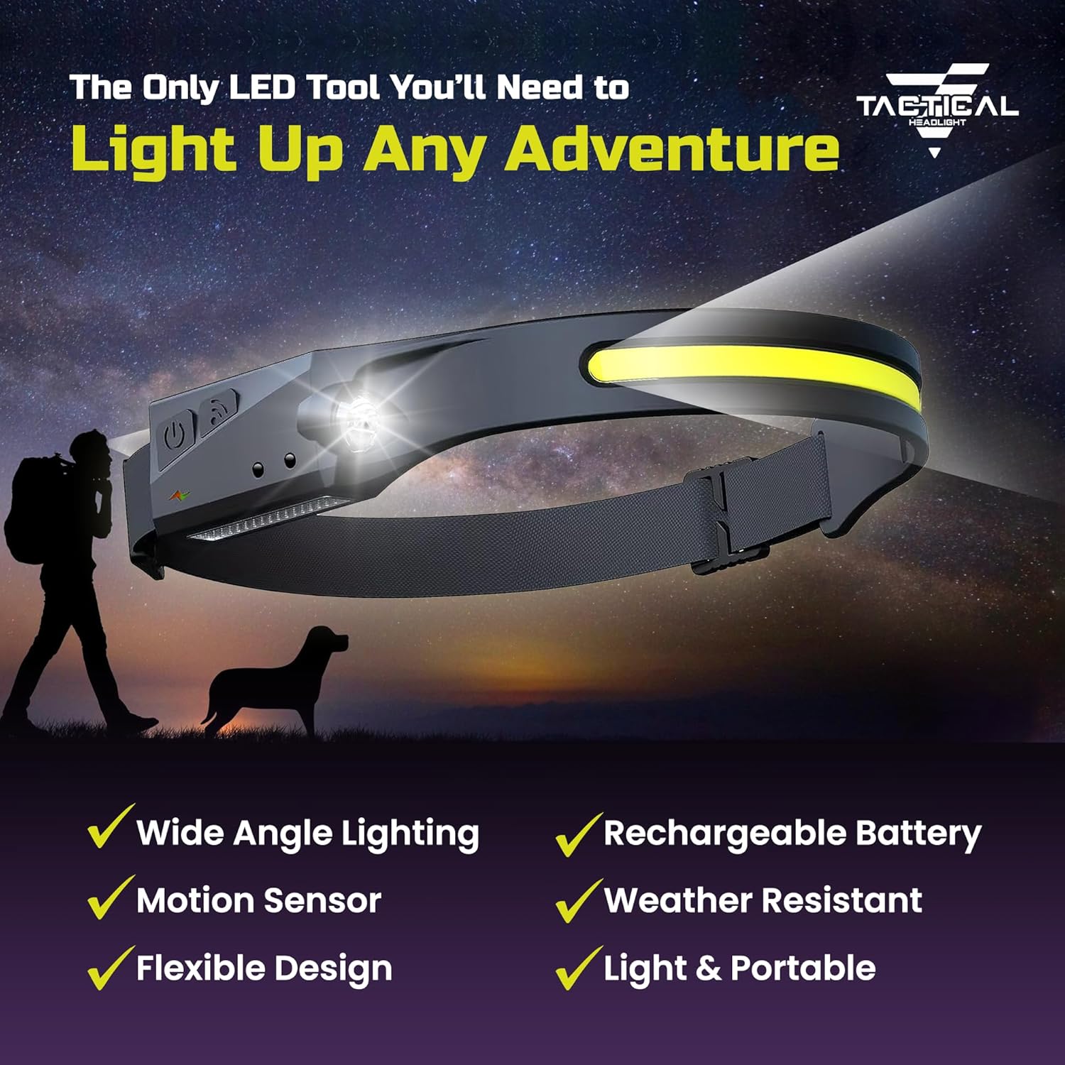 230 Wide Beam Rechargeable Headlamp