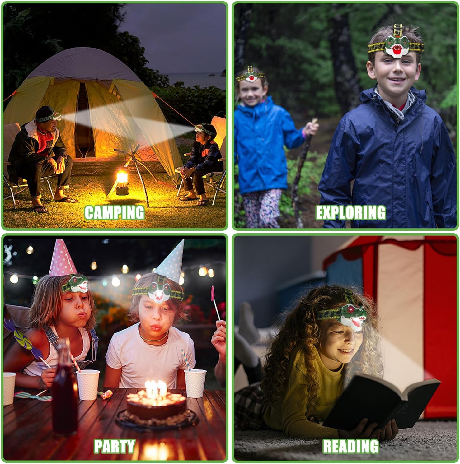 Dinosaur LED Headlamp