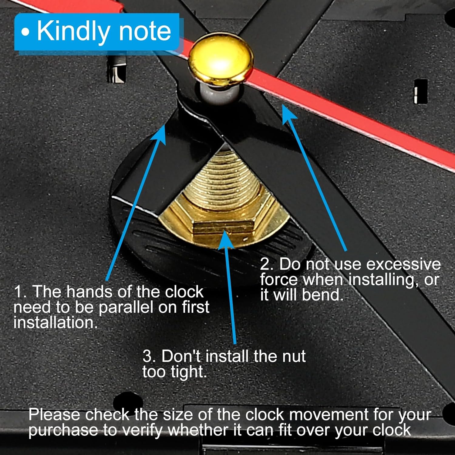 Professional Replacement Clock Movement for DIY Wall Clocks