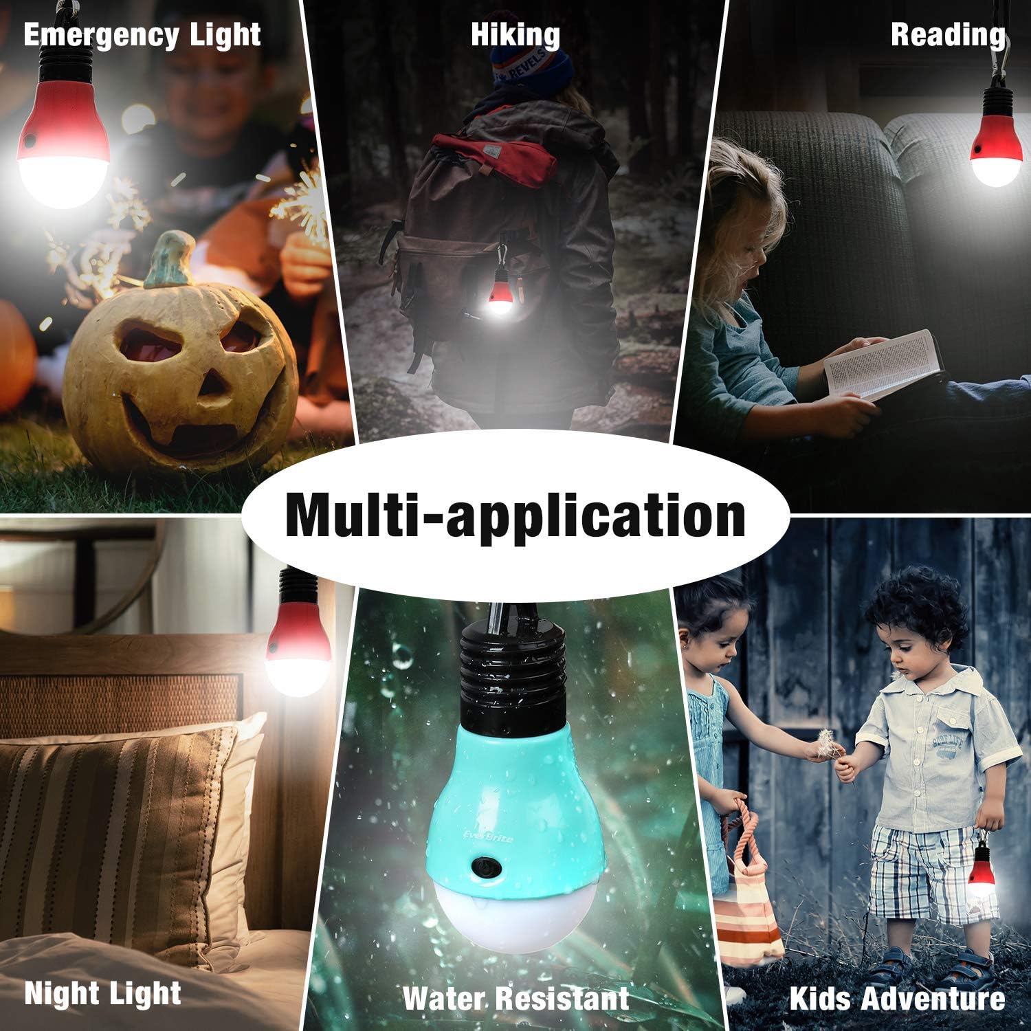 EverBrite 3-Pack Camping Lights 5-Pack LED Headlamps