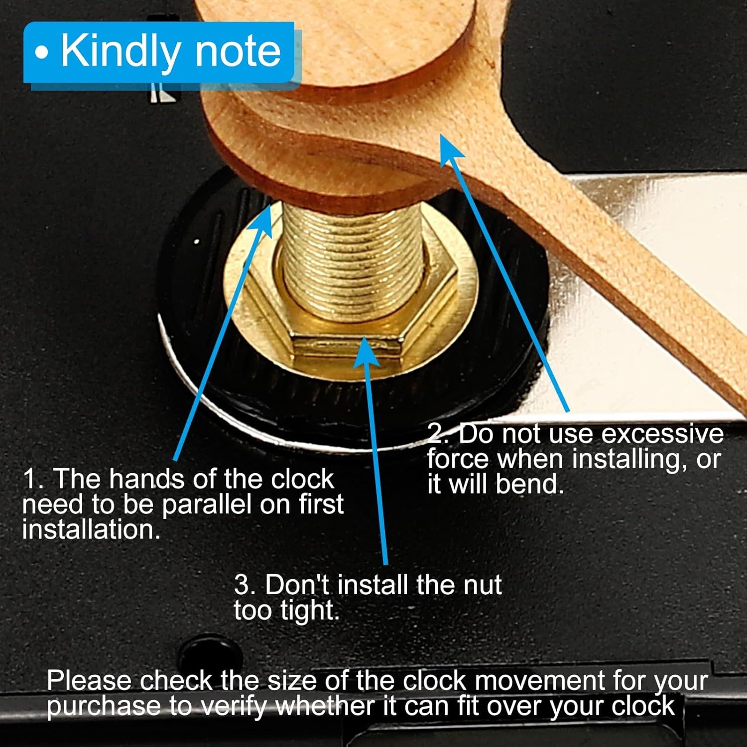 Precision-Engineering quartz wall clock mechanism replacement Mute movement for quiet timekeeping