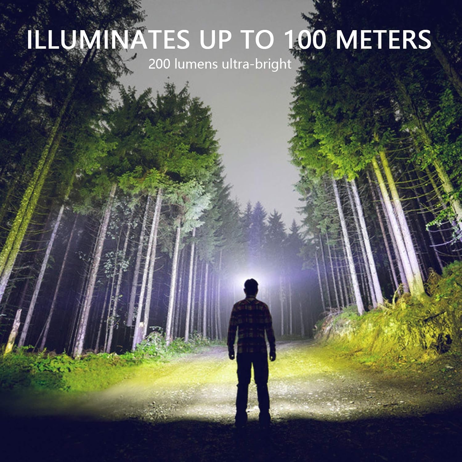 Vekkia Ultra Bright LED Headlamp LED Camping Lighting Water Resistant Headlamp