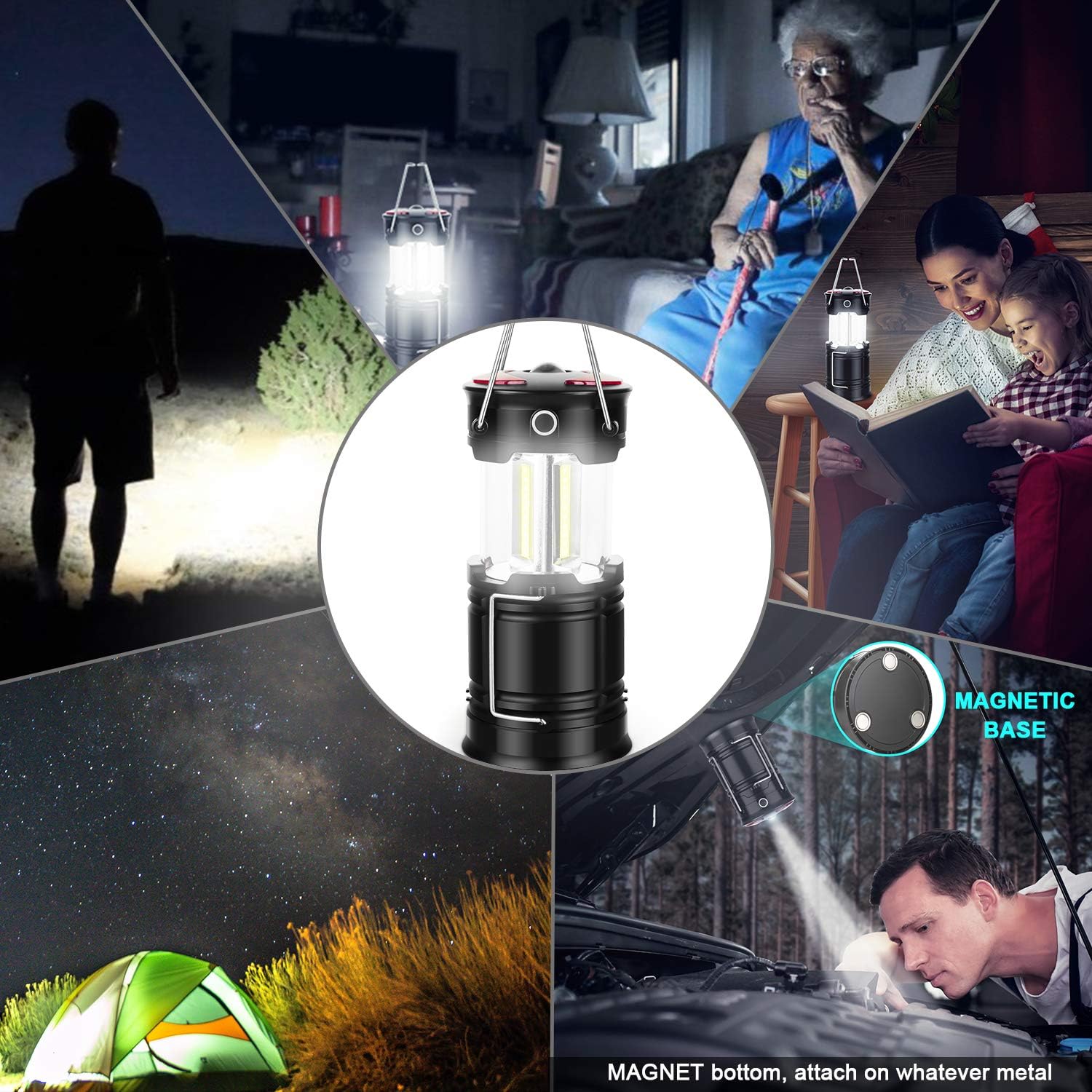 2-Piece Camping Lantern Set
