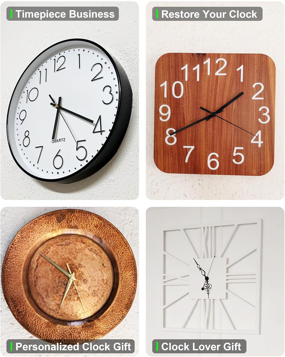 Reliable Clock Mechanism Replacement for analog wall clocks