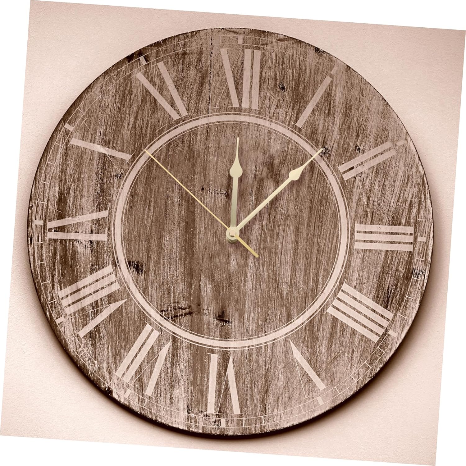 DOITool Clock Hands Set Golden Plastic Replacement for Wall Clocks