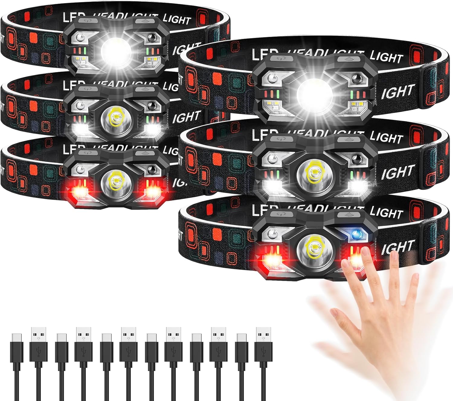 Vivid Brightness Rechargeable 3000 Lumens for Camping Hiking