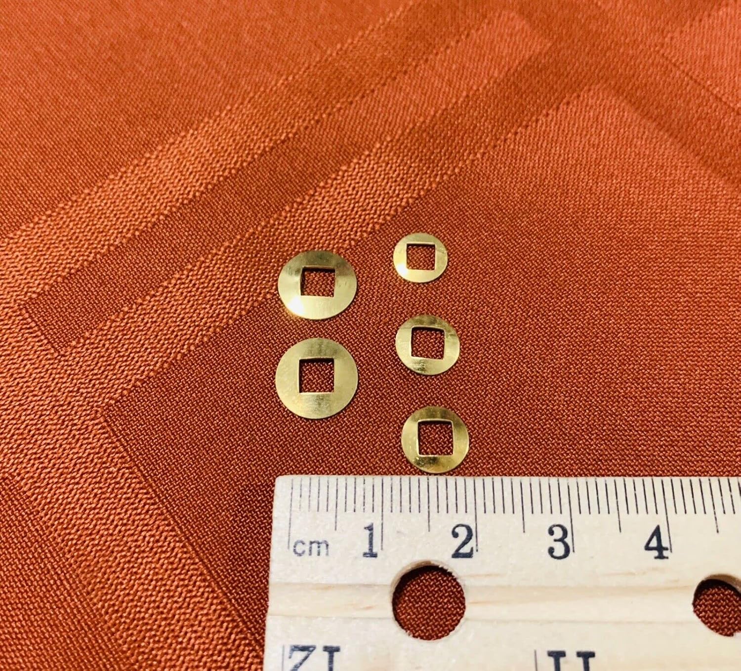 Antique Clock Hand Washes Set with Brass Clock Hands
