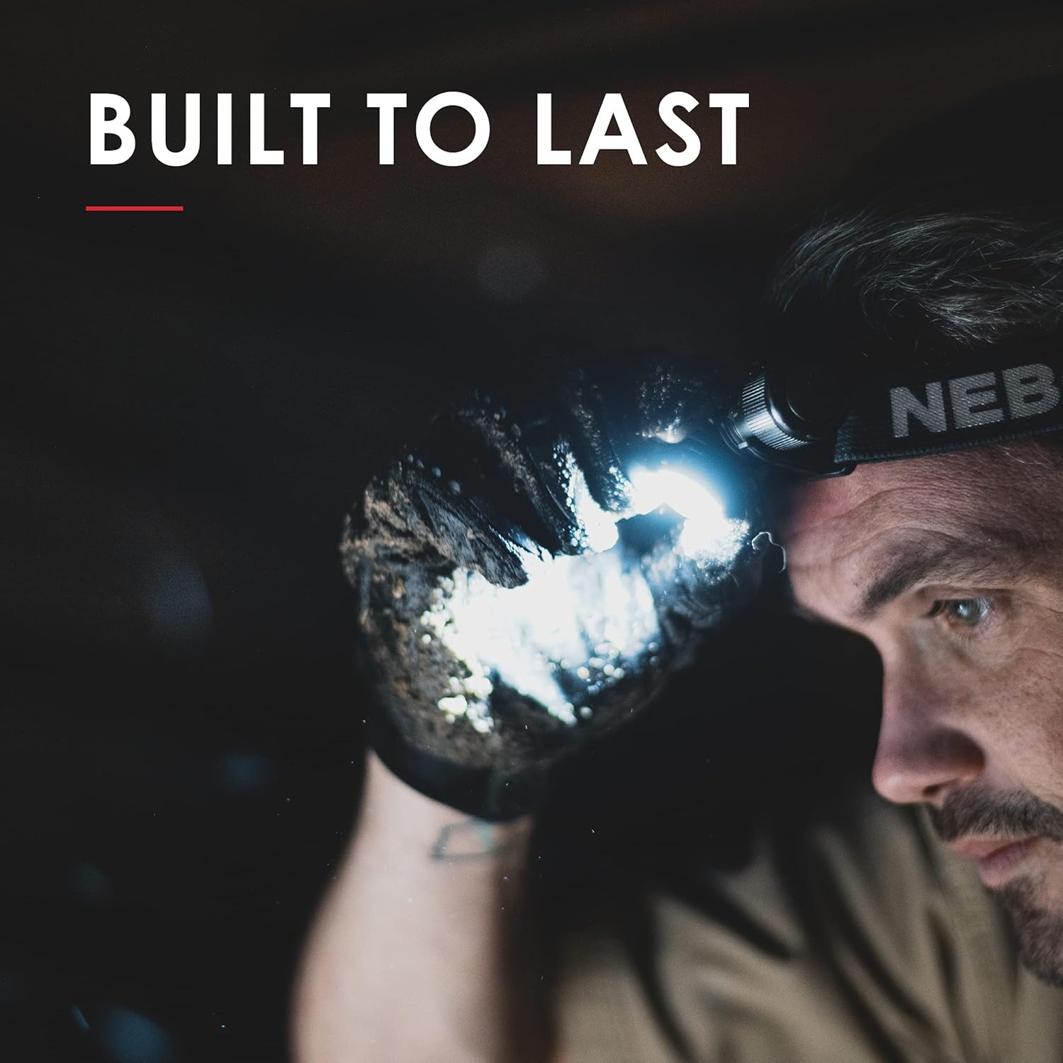 NEBO Transcend 1000-Lumen Headlamp Bright Powerful and Waterproof