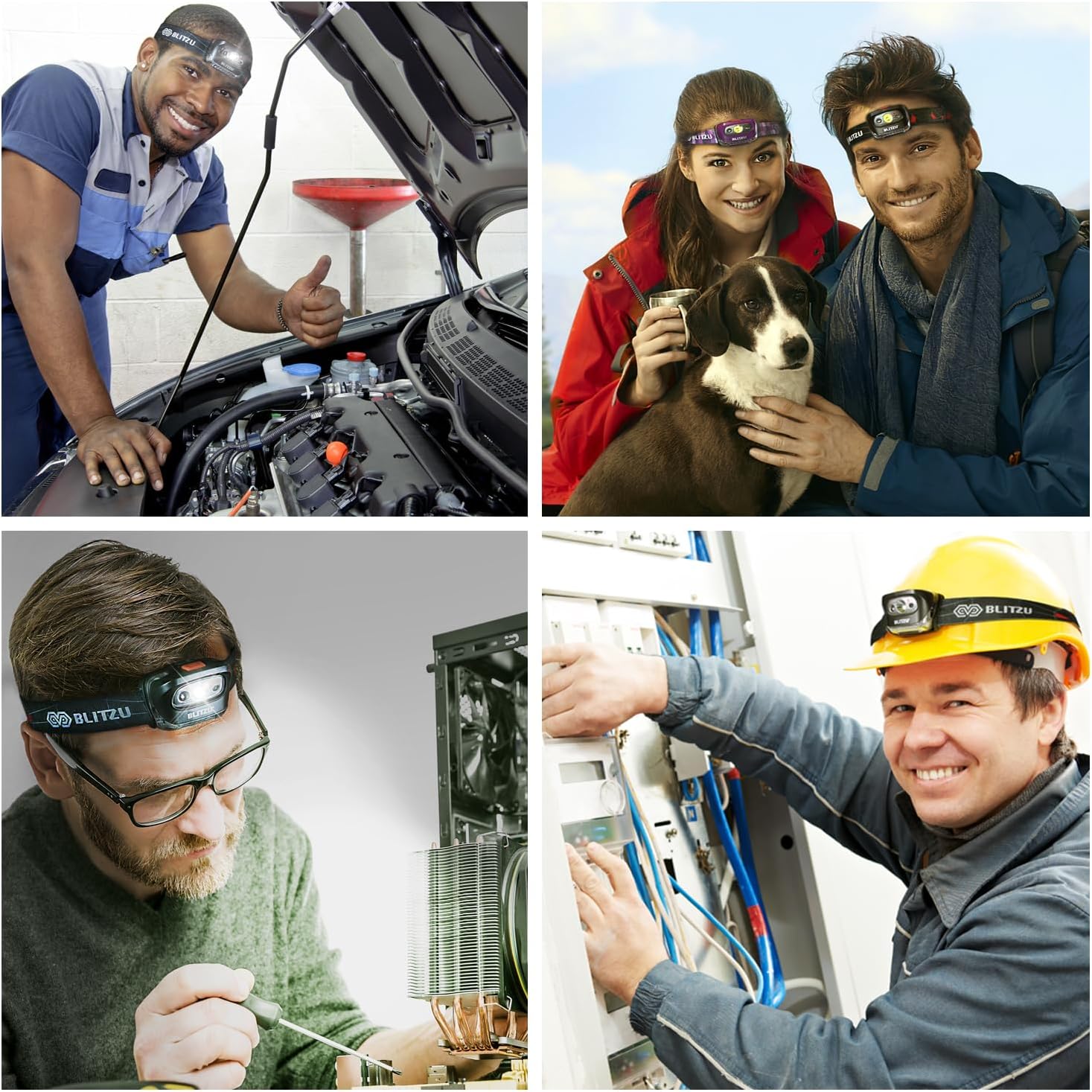 BLITZU Hands-Free Headlamp