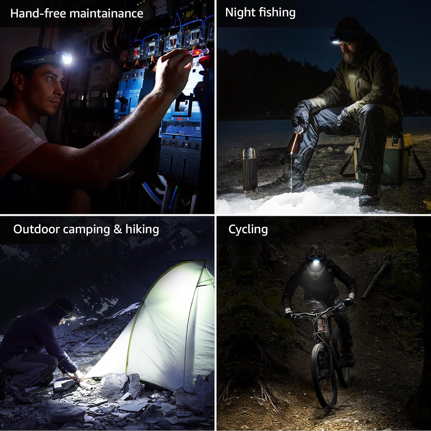 Lepro 320015 Battery-Powered Headlamp