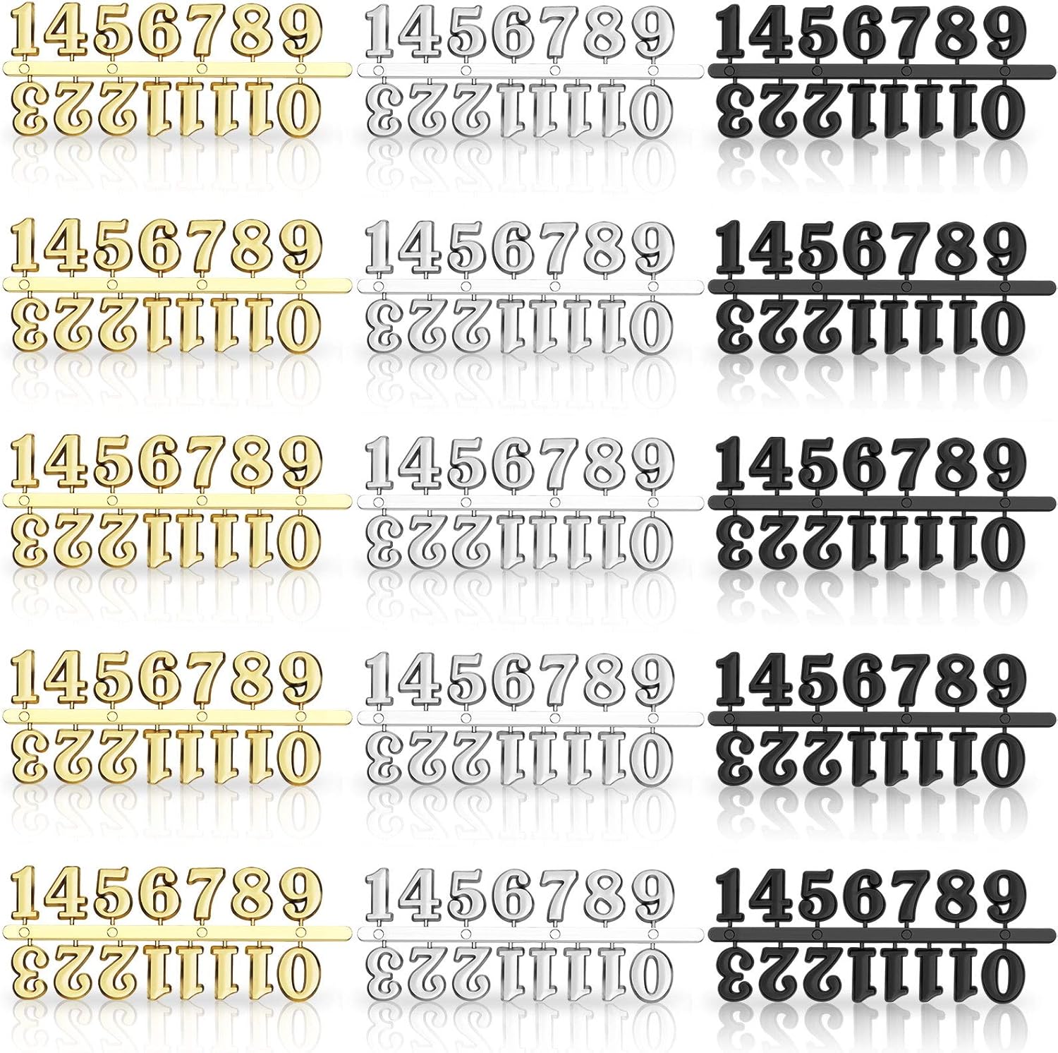 Yaomiao 15-Piece Clock Numbers Kit