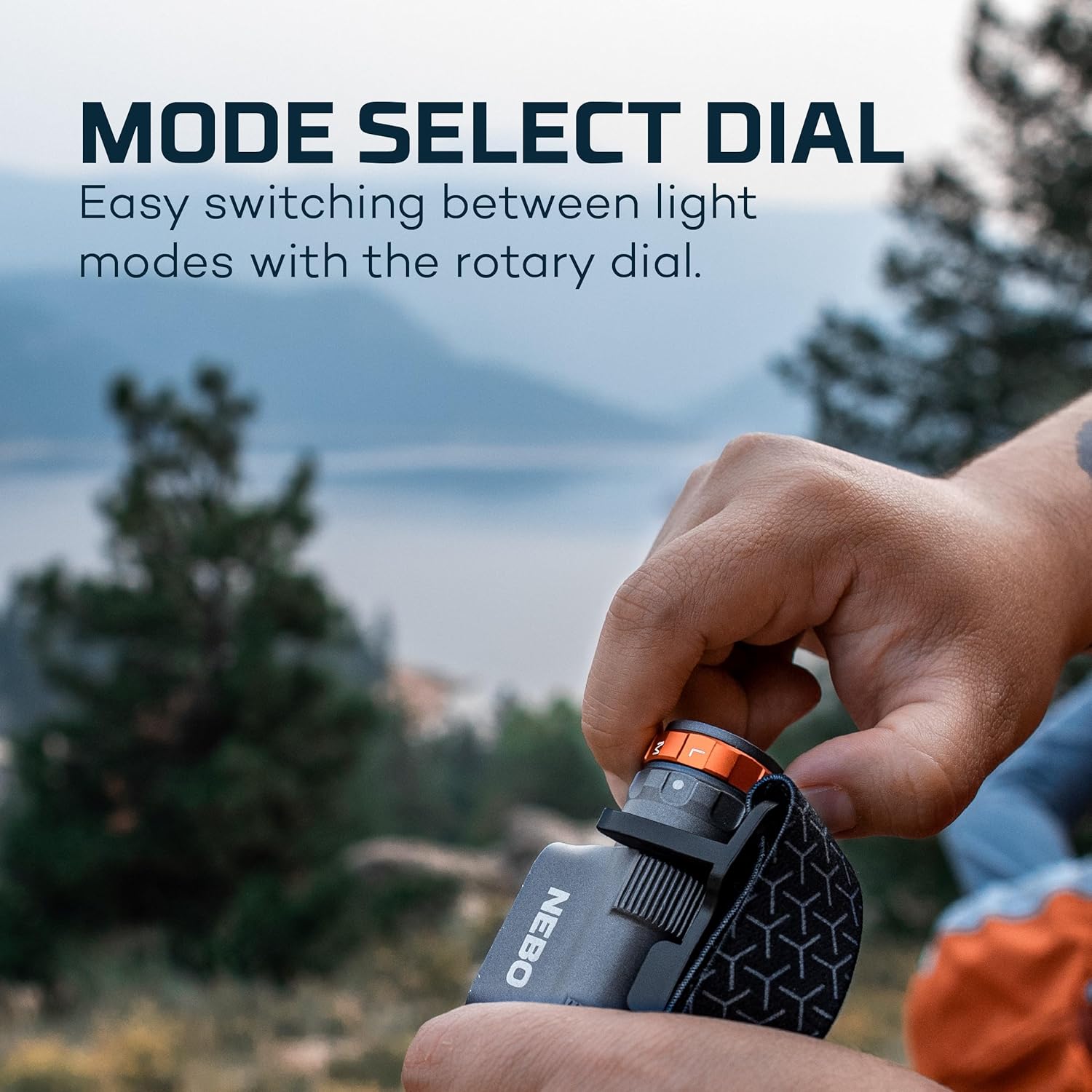 NEBO Transcend 1500 Rechargeable Headlamp