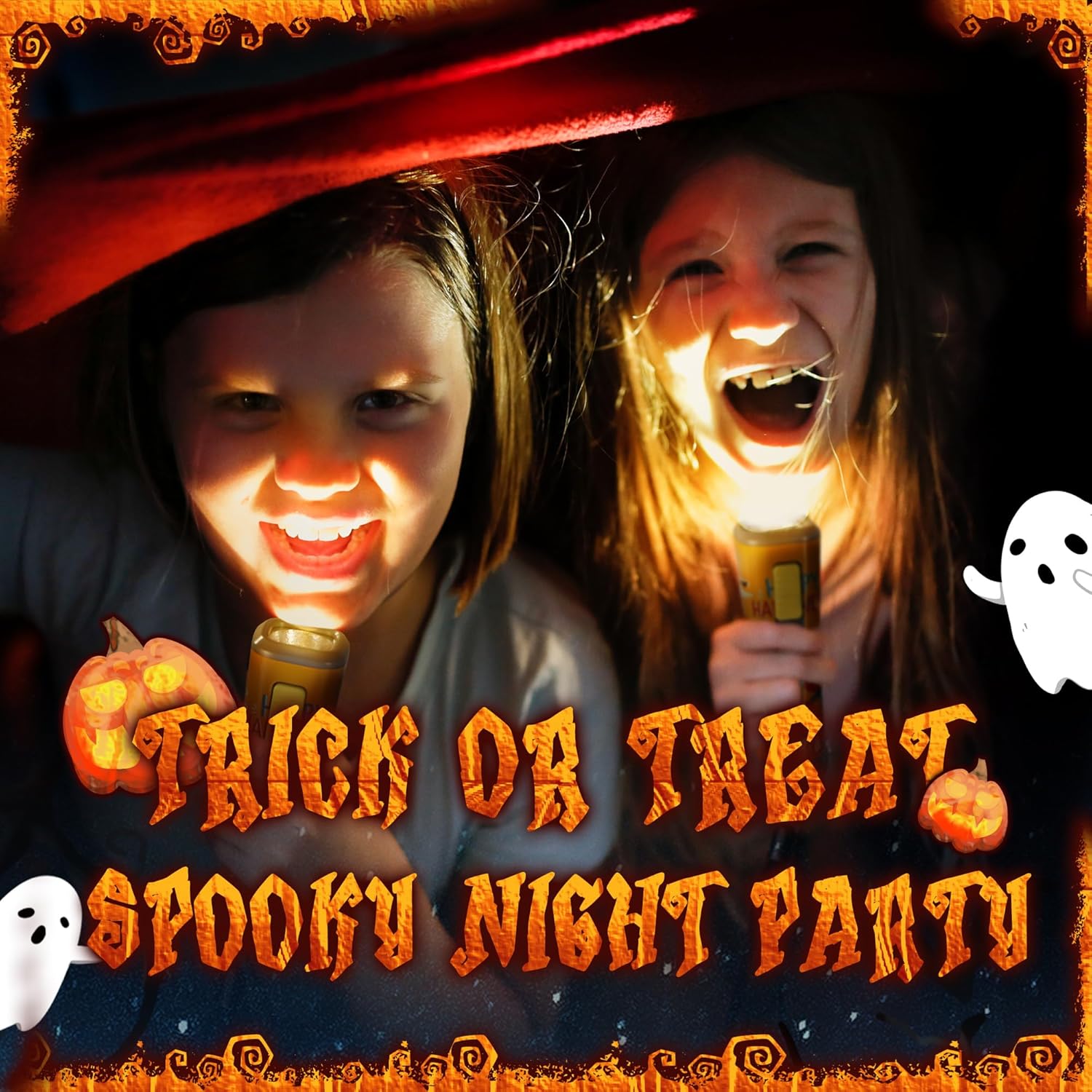 Halloweenspike EverBrite pumpkin lantern and headlamp set 2 each