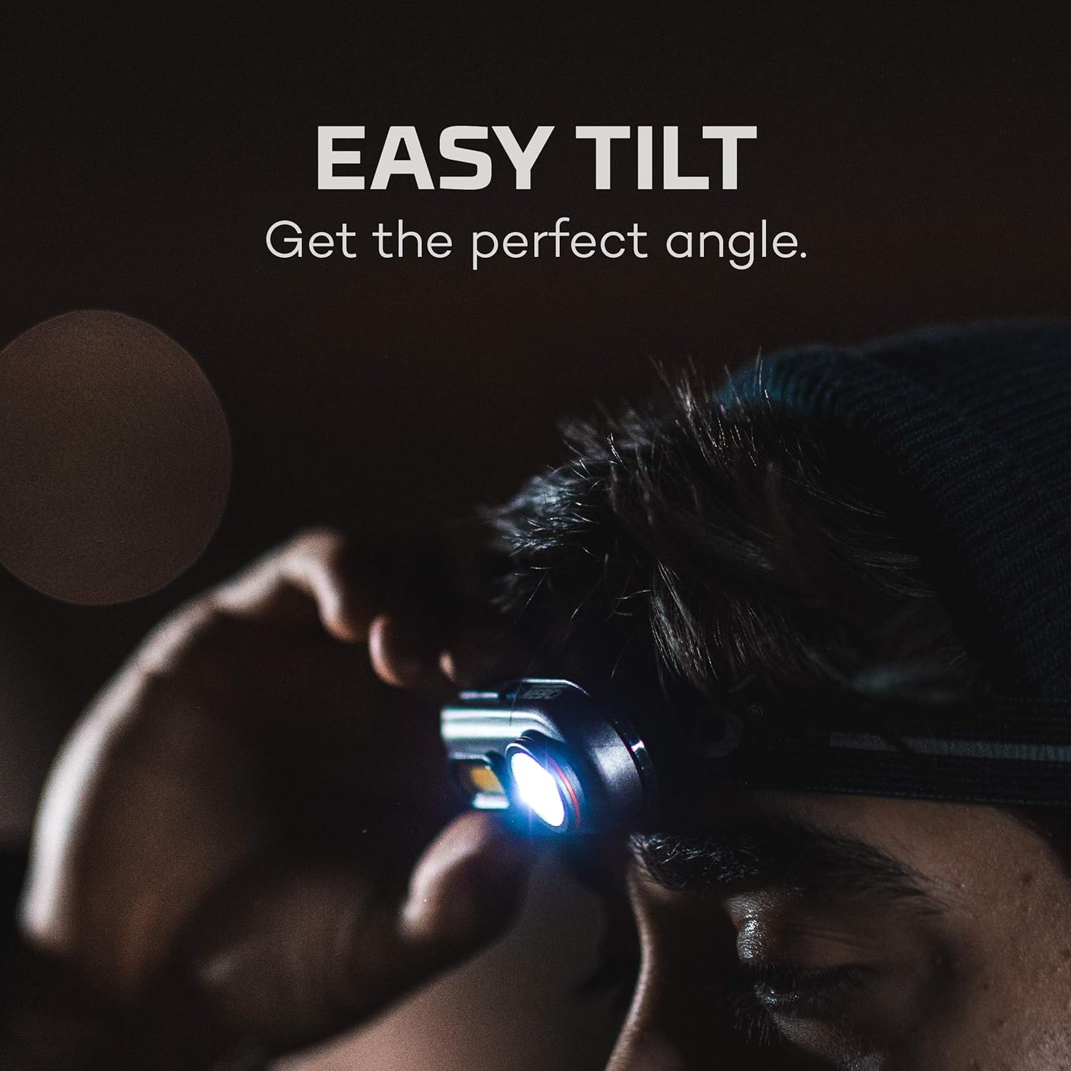 NEBO Einstein 400 Lumen Headlamp with Rechargeable Battery