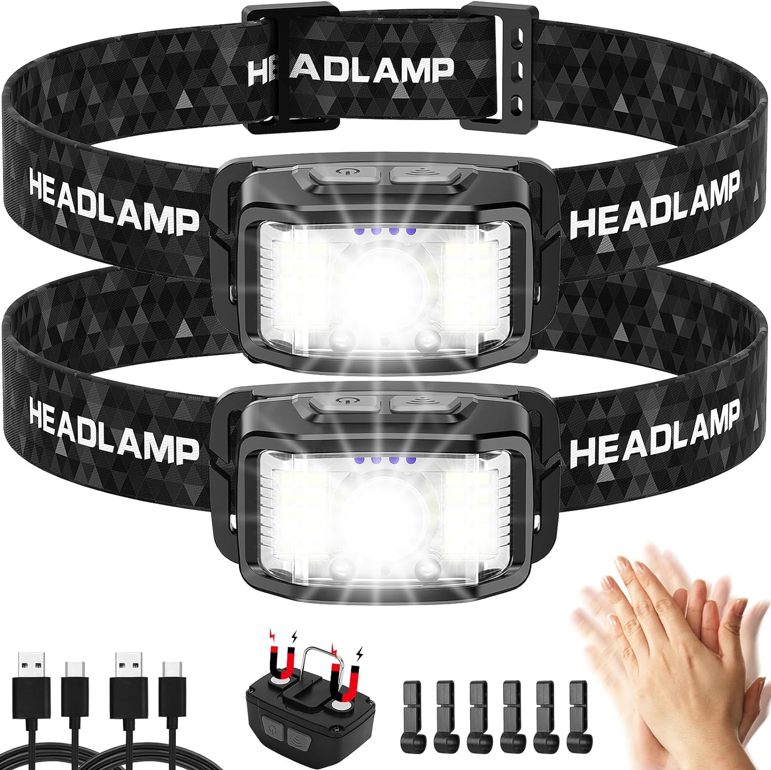 KIDECCERechargeable LED Headlamp