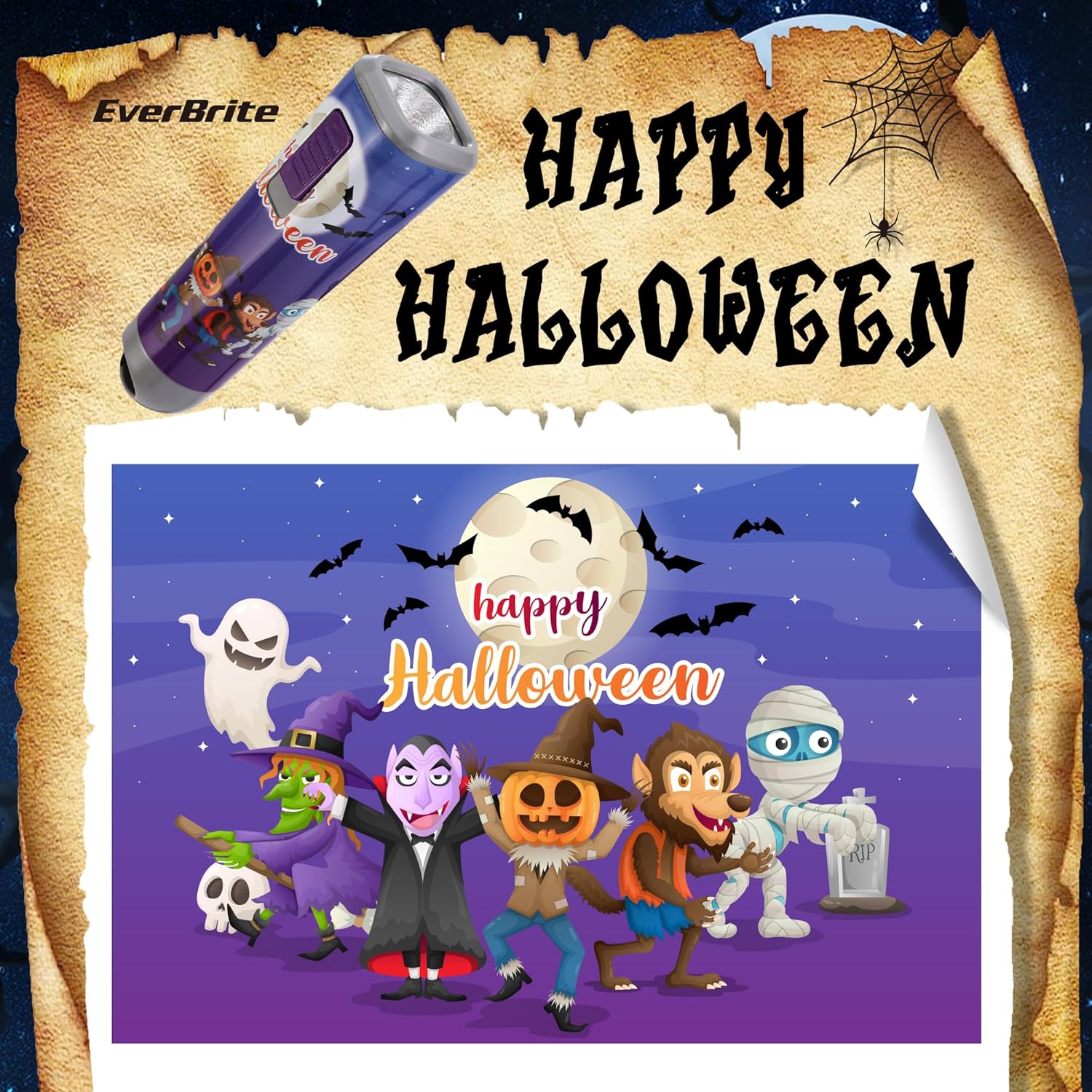 Halloween Treat EverBrite pumpkin lantern and headlamp set 2 of each